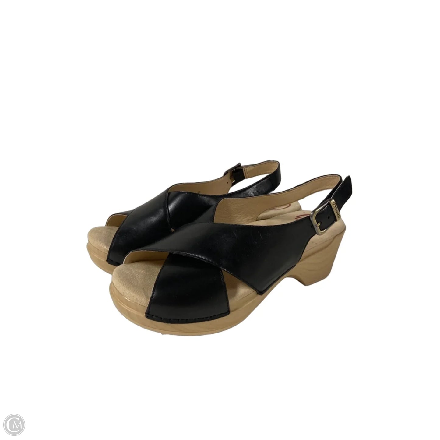 Sandals Heels Block By Dansko In Black, Size: 7