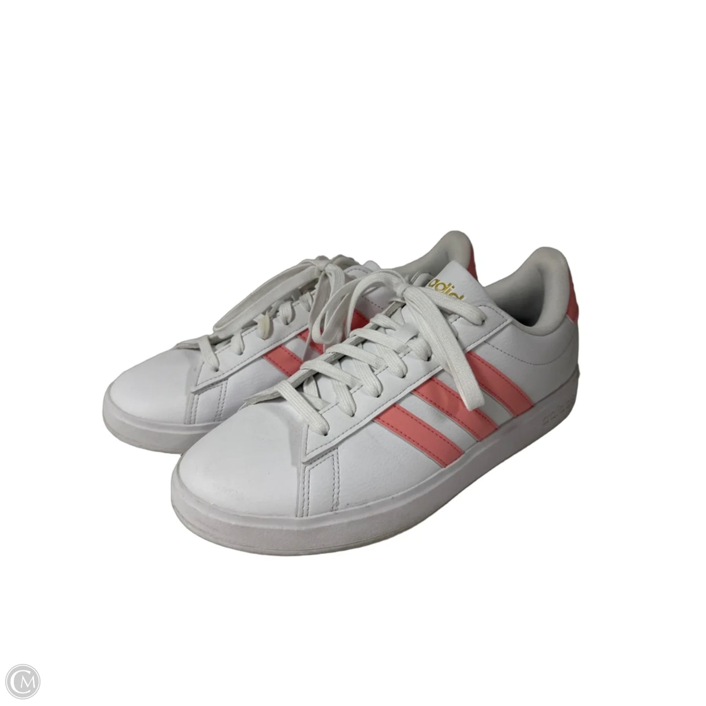 Shoes Athletic By Adidas In Pink & White, Size: 10