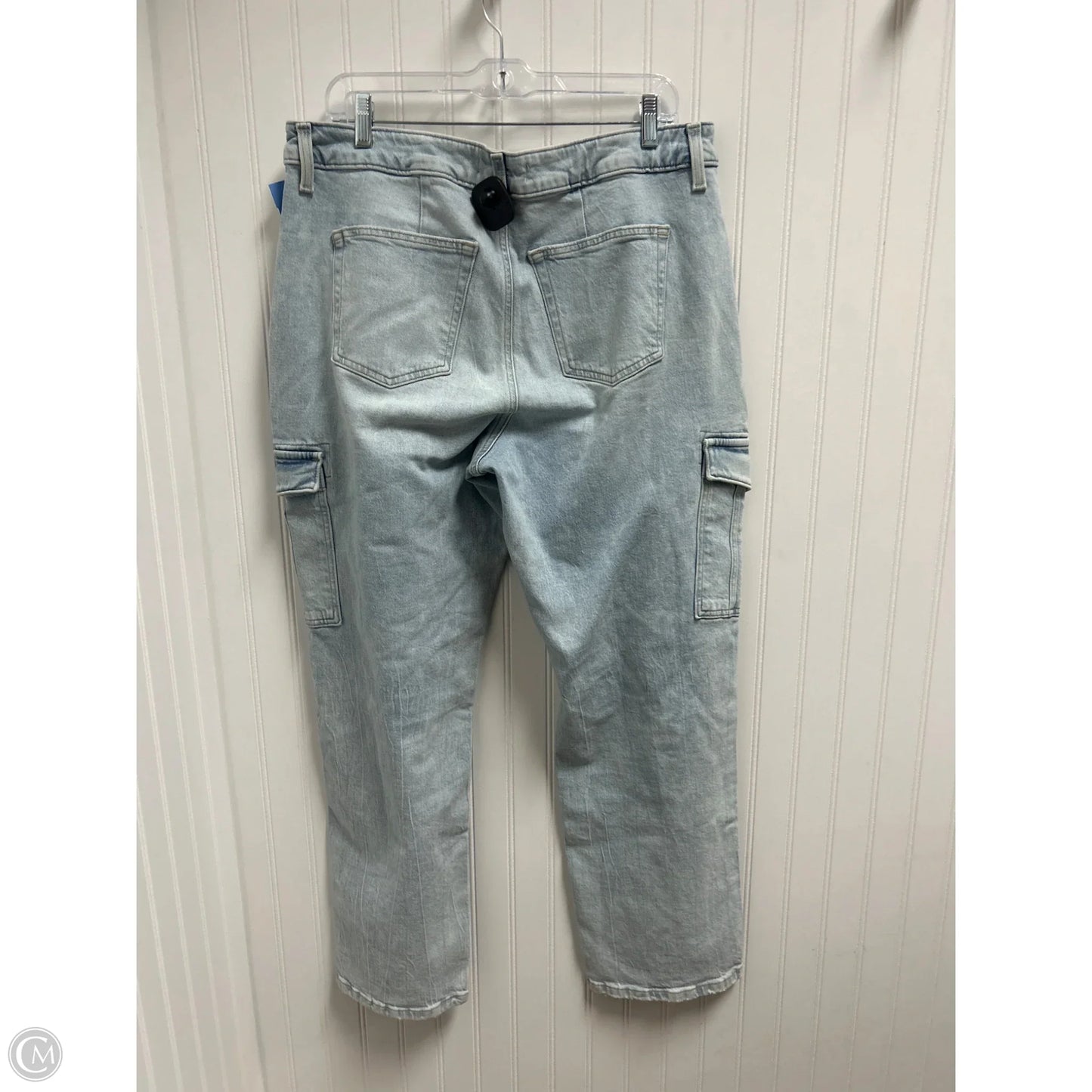 Jeans Boyfriend By Edgely In Blue Denim, Size: 14