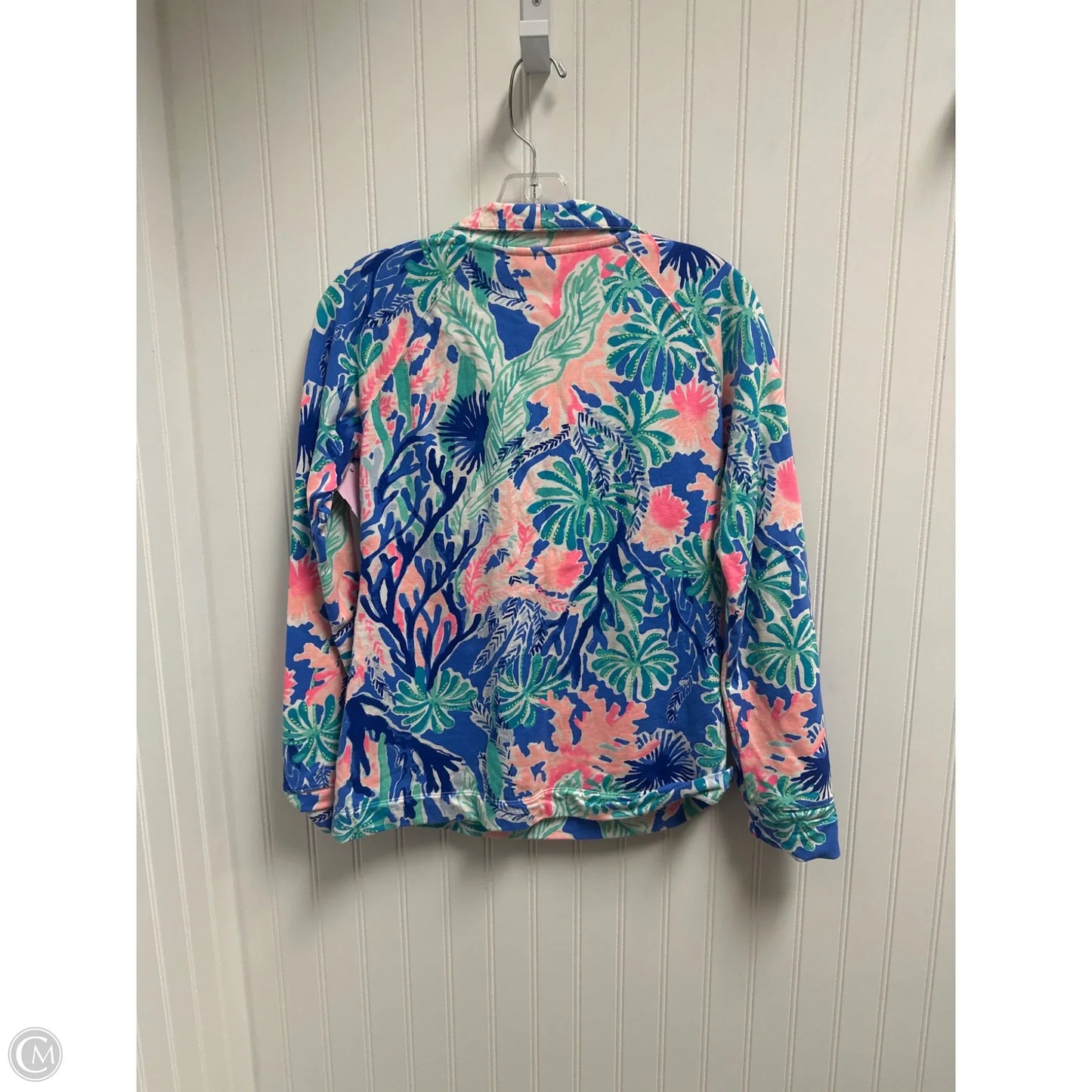 Sweatshirt Designer By Lilly Pulitzer In Blue & Green, Size: S