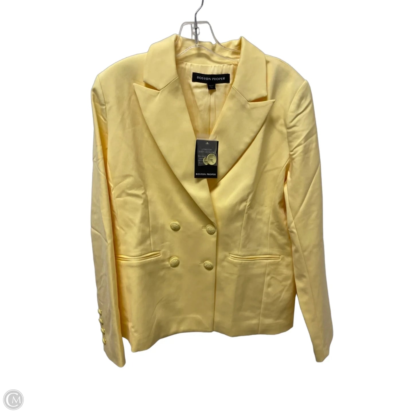 Blazer By Boston Proper In Yellow, Size: L