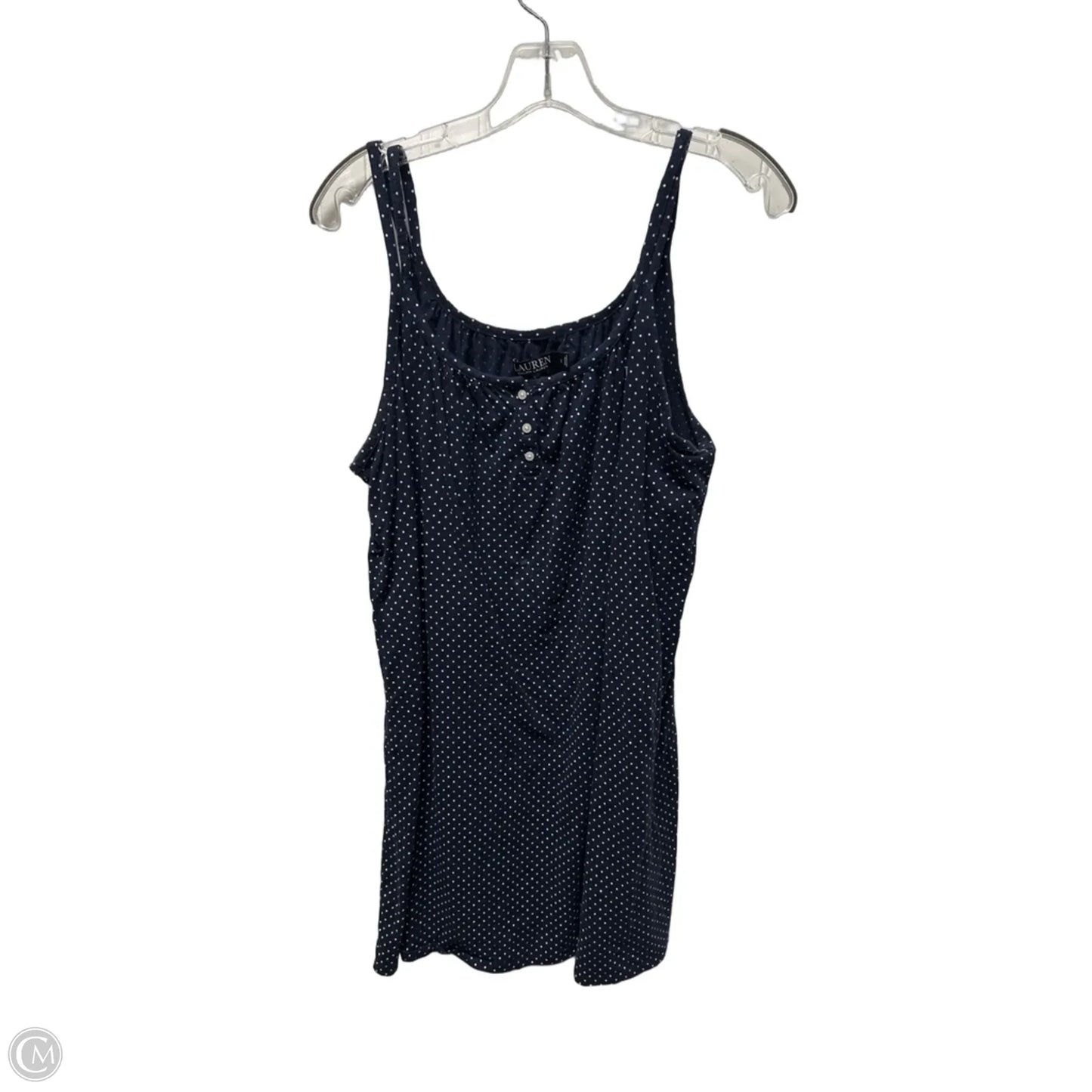 Dress Casual Short By Lauren By Ralph Lauren In Blue, Size: L