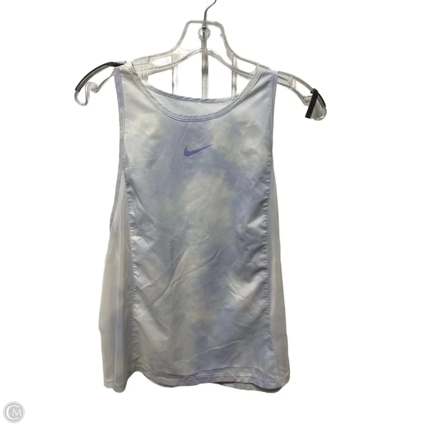 Athletic Tank Top By Nike In White, Size: M