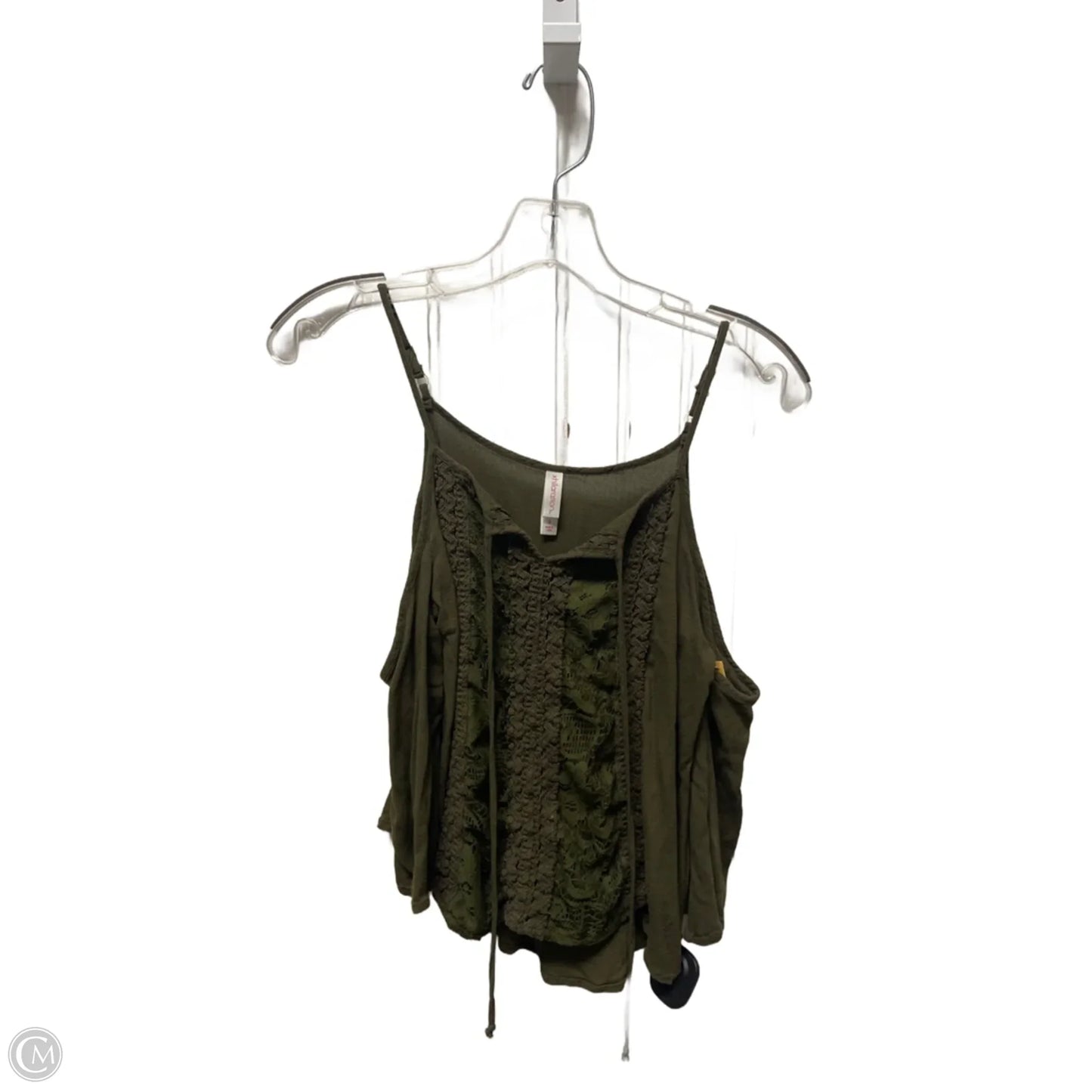 Top Sleeveless By Xhilaration In Green, Size: S