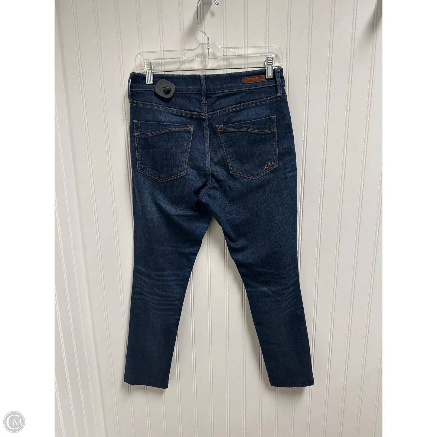 Jeans Straight By Express In Blue Denim, Size: 6