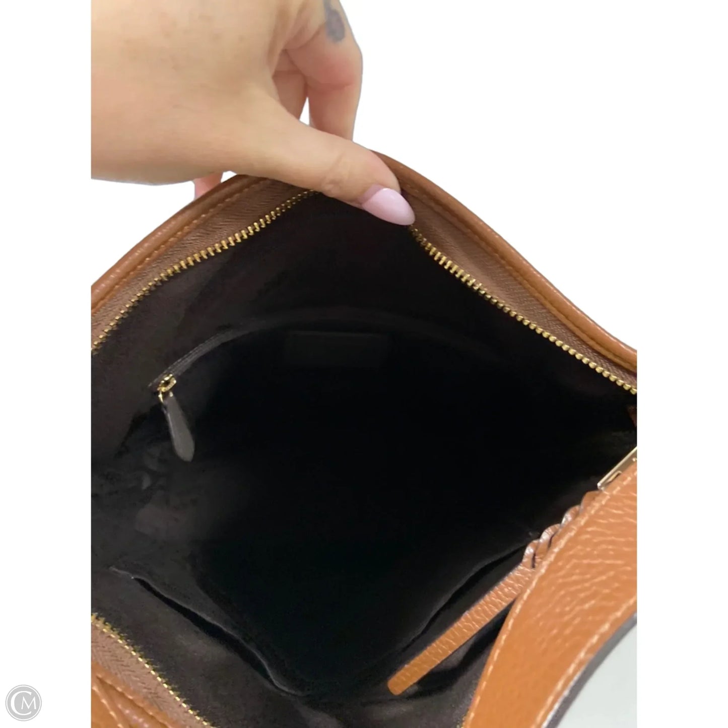 Crossbody Designer By Coach, Size: Medium