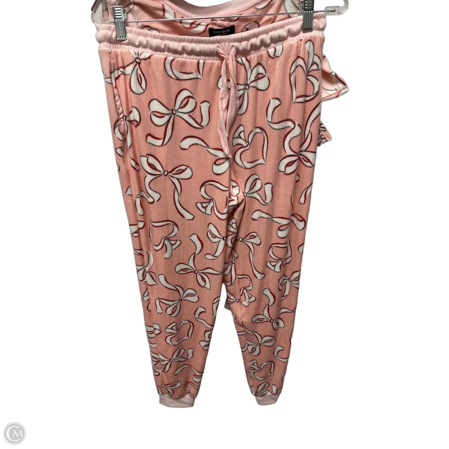 Pajamas Designer By Kate Spade In Pink, Size: M