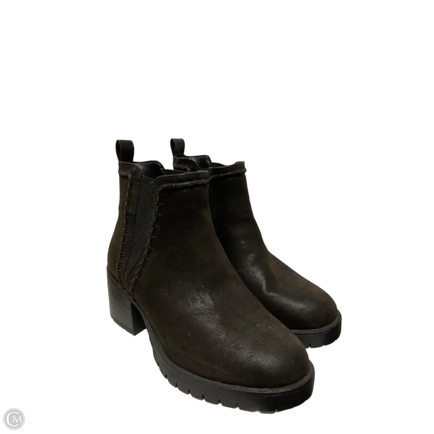 Boots Ankle Heels By Torrid In Brown, Size: 8
