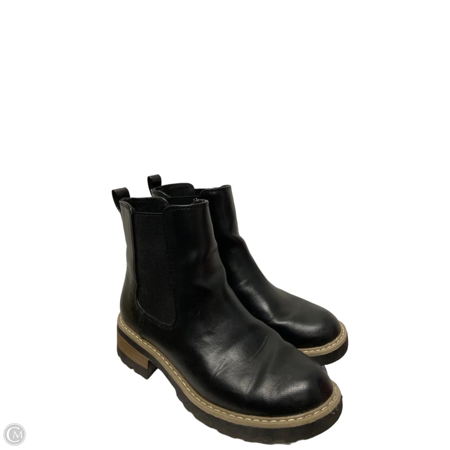Boots Ankle Flats By Universal Thread In Black, Size: 6.5