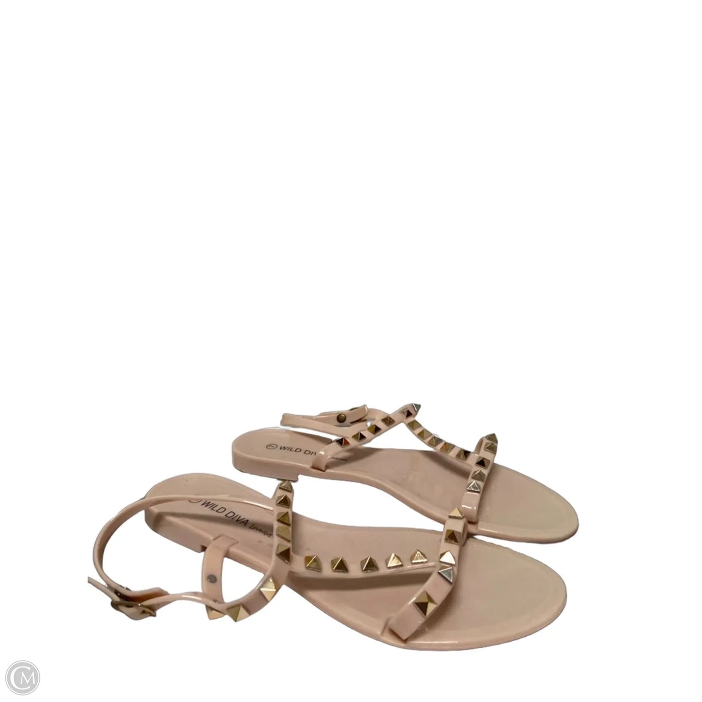 Sandals Flats By Wild Diva In Pink, Size: 7