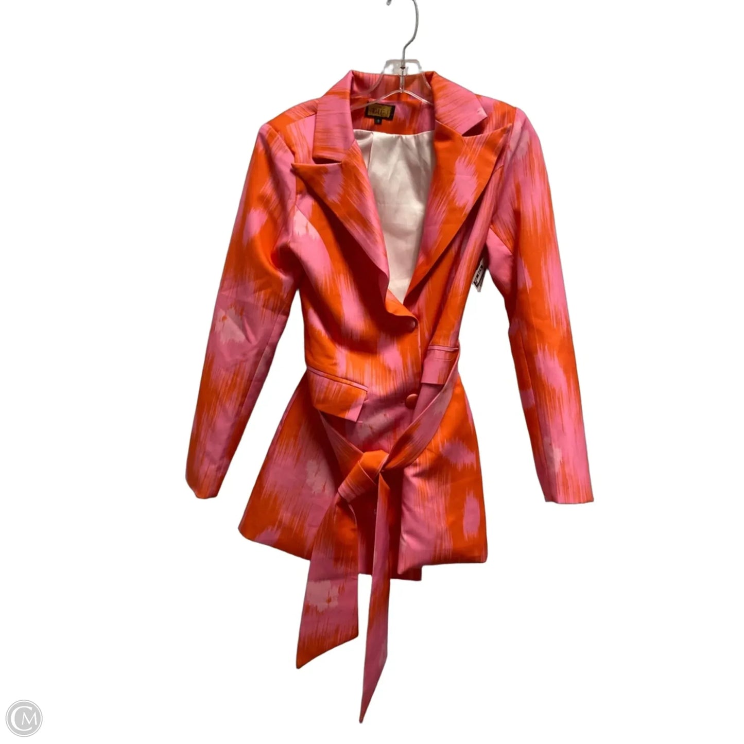 Jacket Other By Louie In Orange & Pink, Size: S