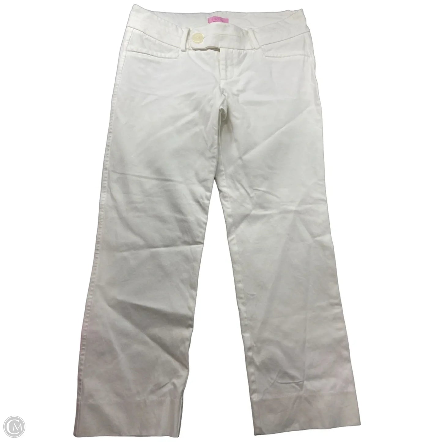 Jeans Designer By Lilly Pulitzer In White, Size: 8