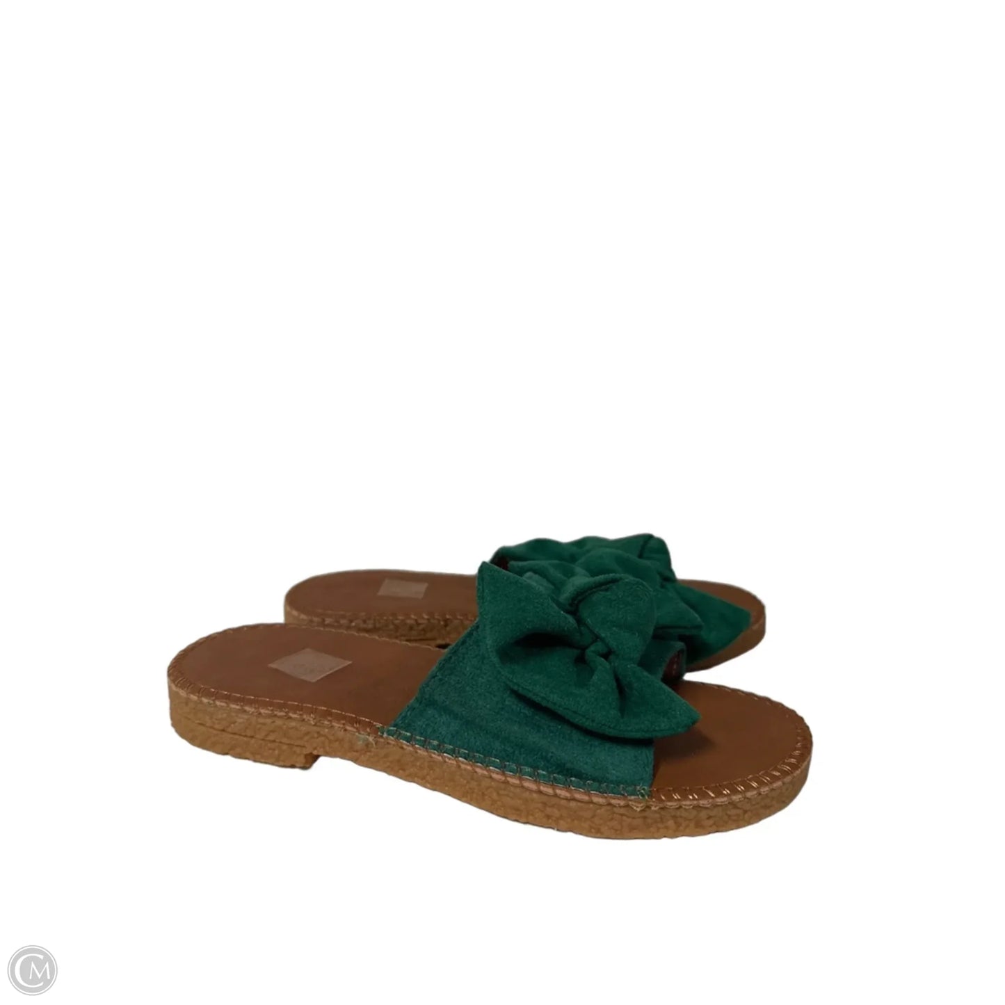 Sandals Flats By Clothes Mentor In Green, Size: 6