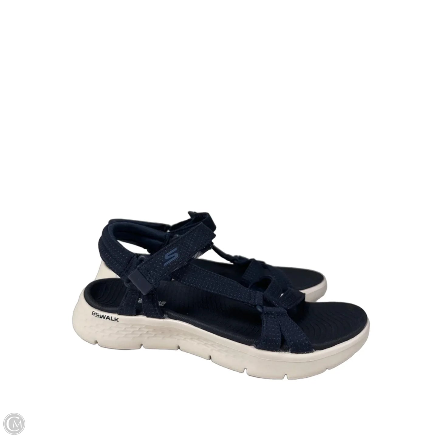 Sandals Flats By Skechers In Navy, Size: 6
