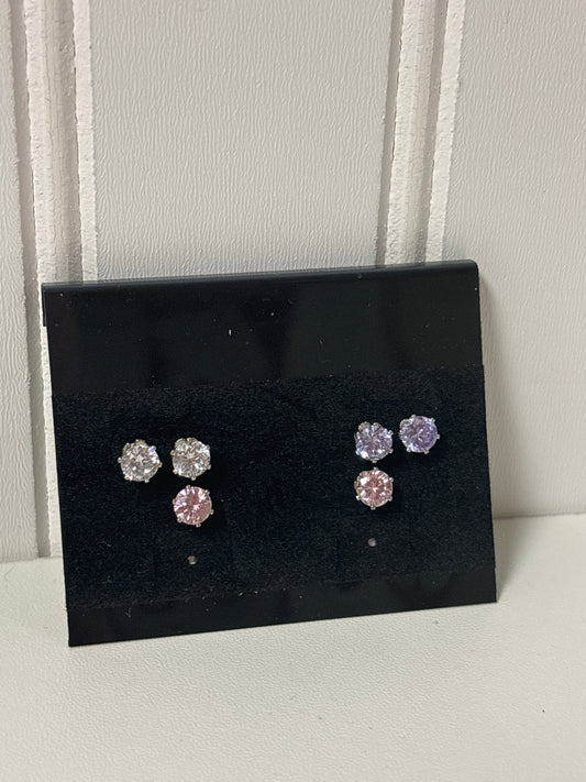 Earrings Stud By Clothes Mentor  Size: 03 Piece Set