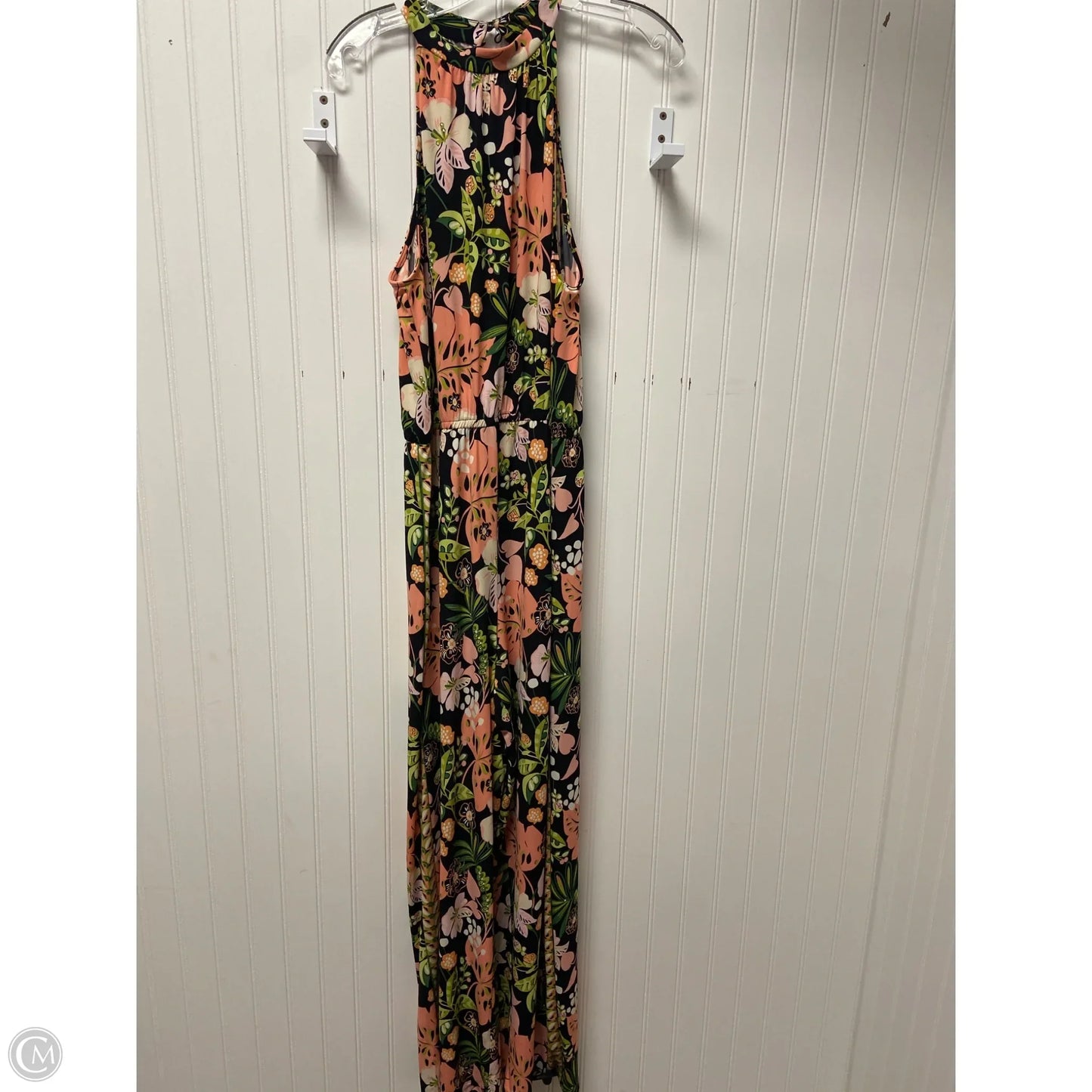 Jumpsuit By London Times In Black & Pink, Size: M