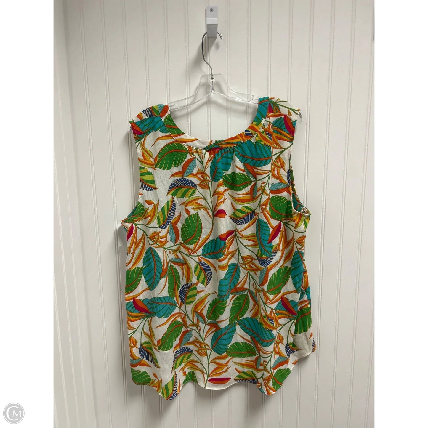 Top Sleeveless By Rose And Olive In Multi-colored, Size: 3x