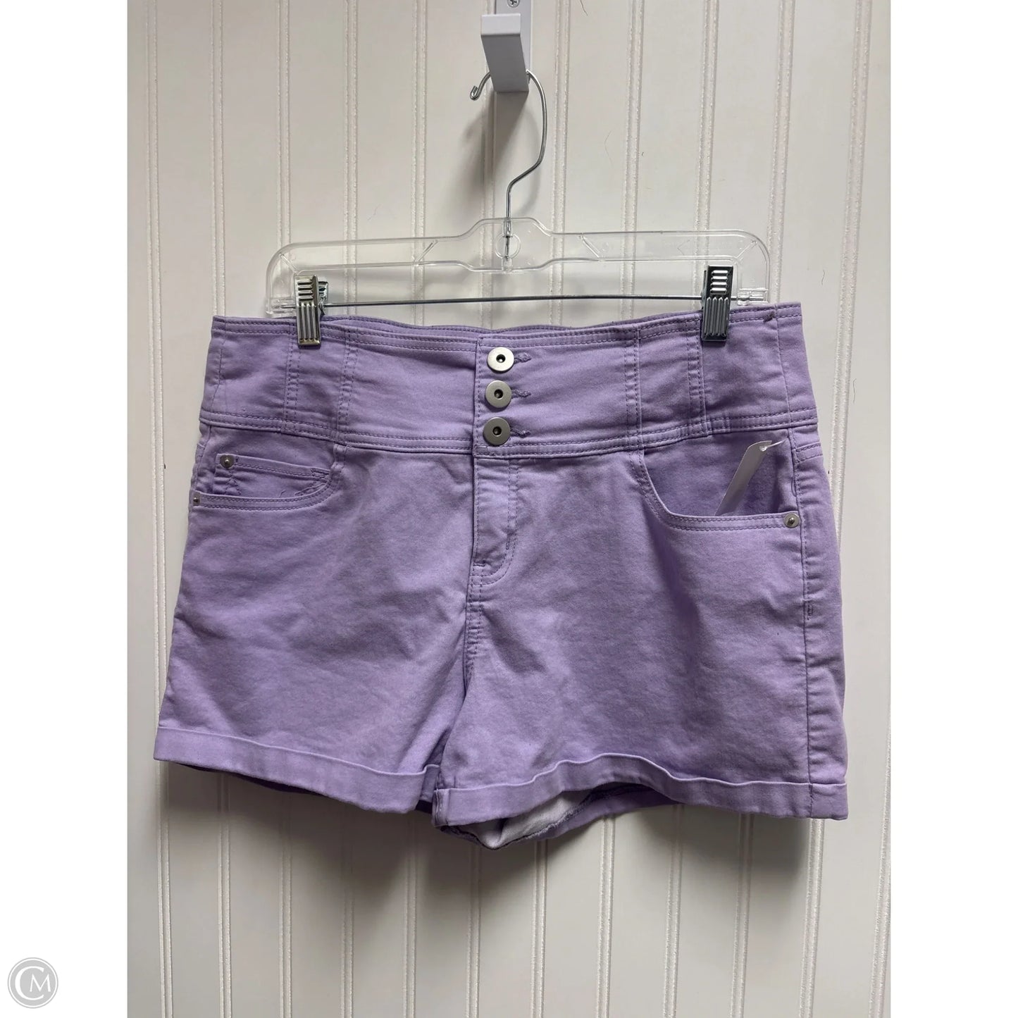 Shorts By No Boundaries In Purple, Size: 14