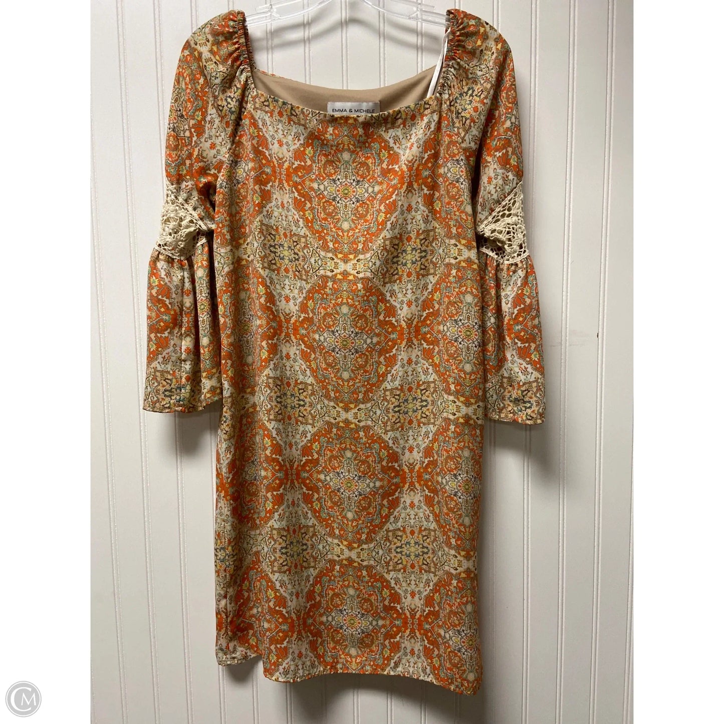 Dress Casual Short By Emma And Michele In Orange, Size: S