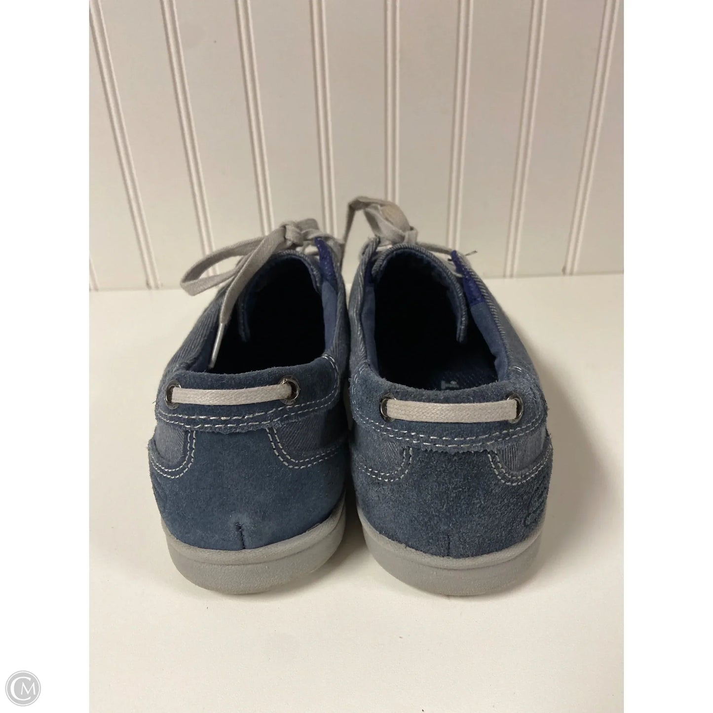 Shoes Flats By Skechers In Blue Denim, Size: 7.5