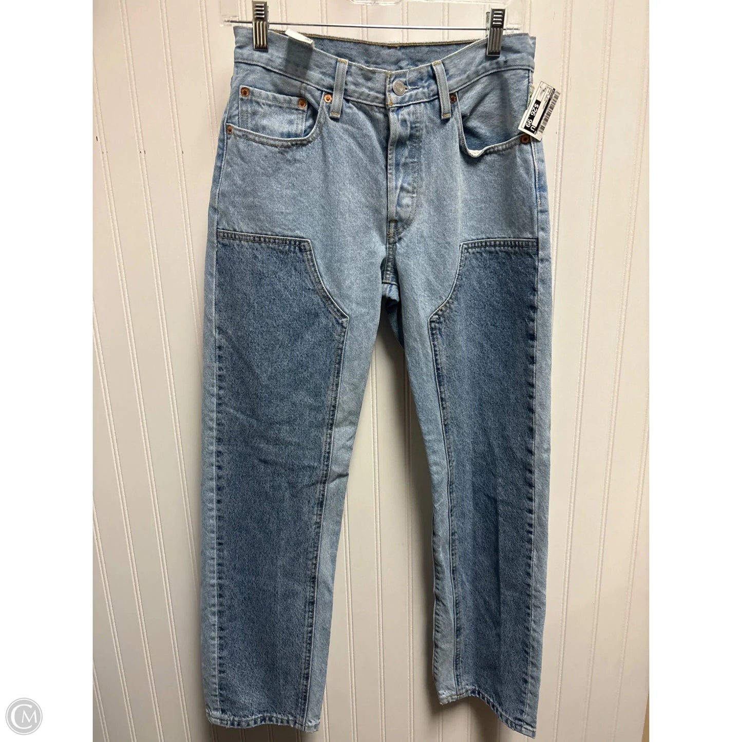 Jeans Straight By Levis In Blue Denim, Size: 2