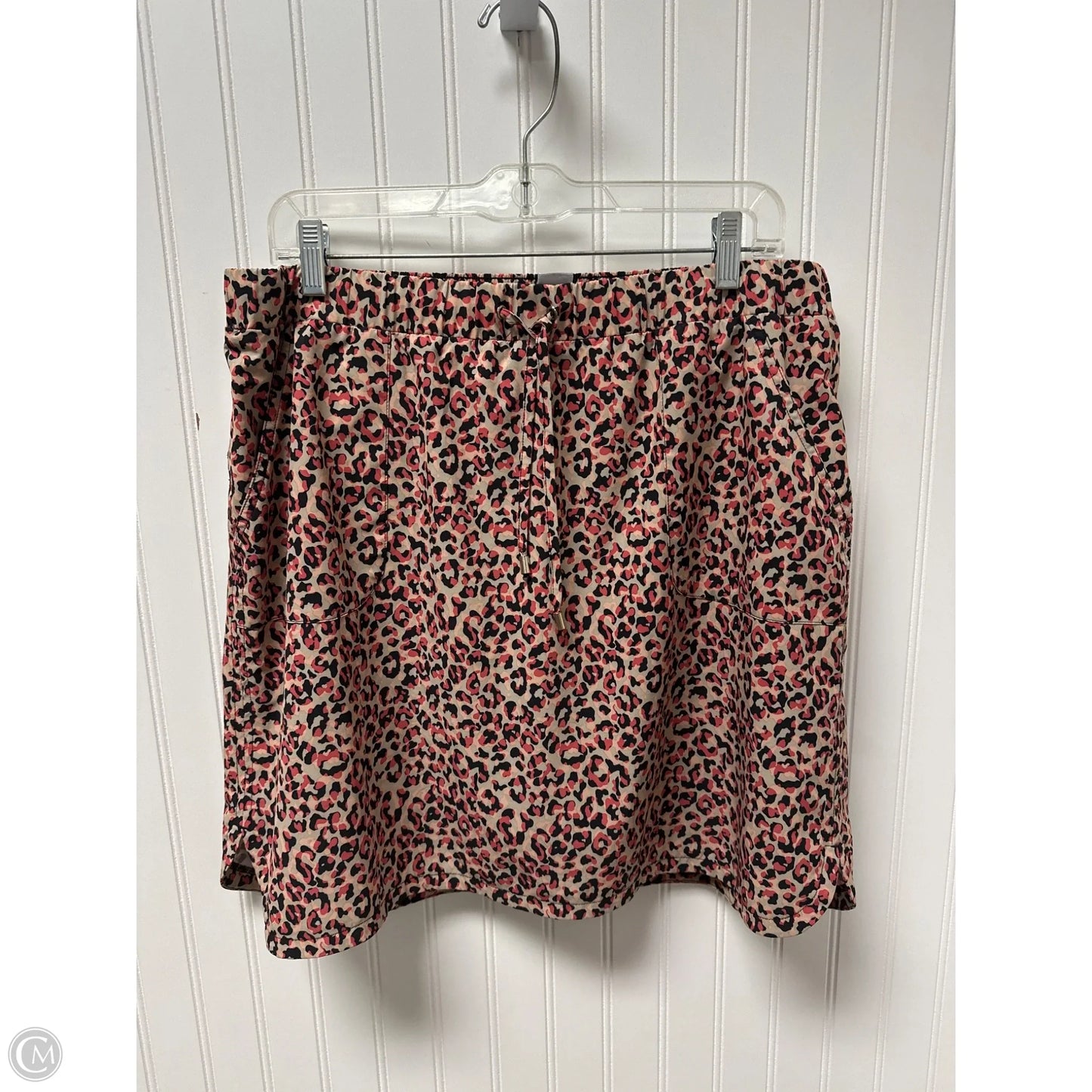 Skirt Mini & Short By Zenergy By Chicos In Animal Print, Size: 12