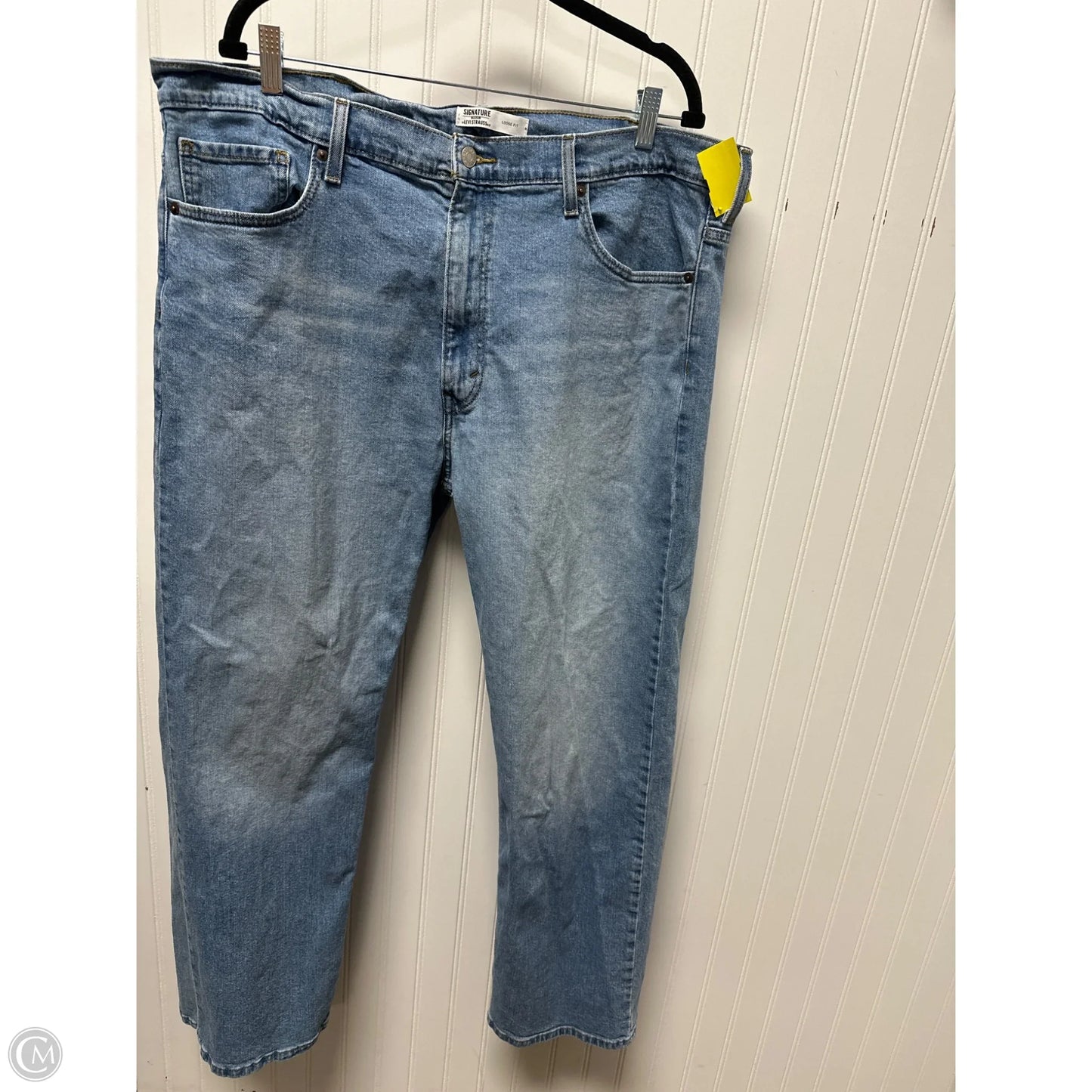 Jeans Boyfriend By Levis In Blue Denim, Size: 16