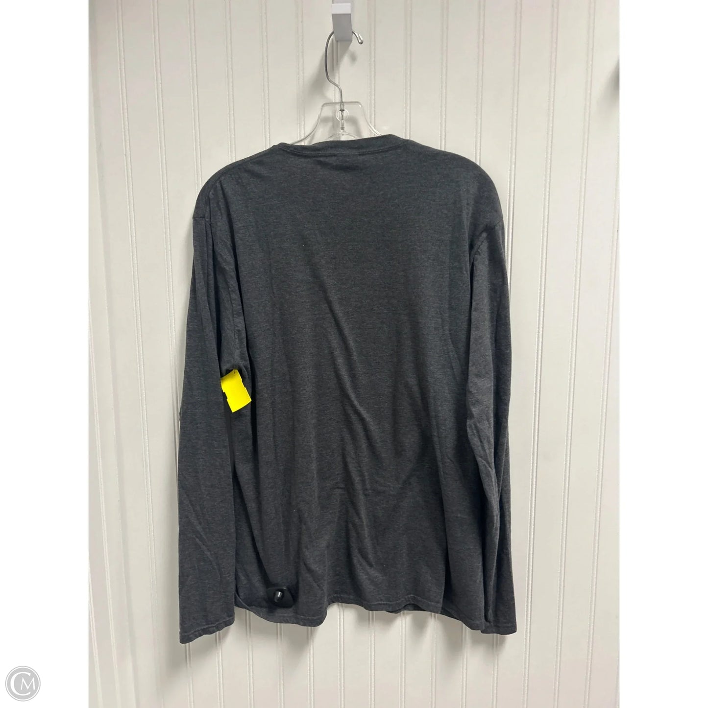 Top Long Sleeve Basic By Clothes Mentor In Grey, Size: L