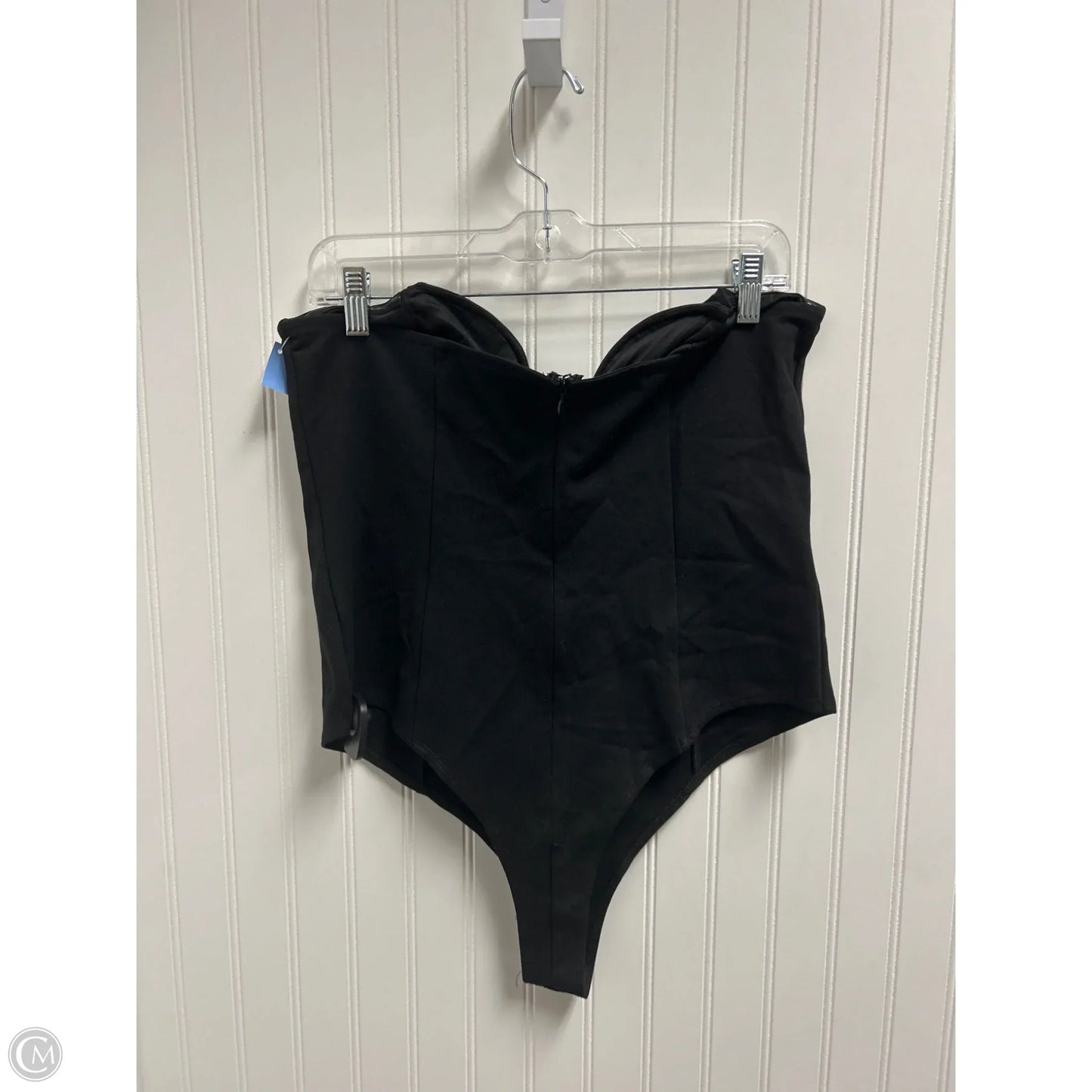 Bodysuit By Clothes Mentor In Black, Size: L