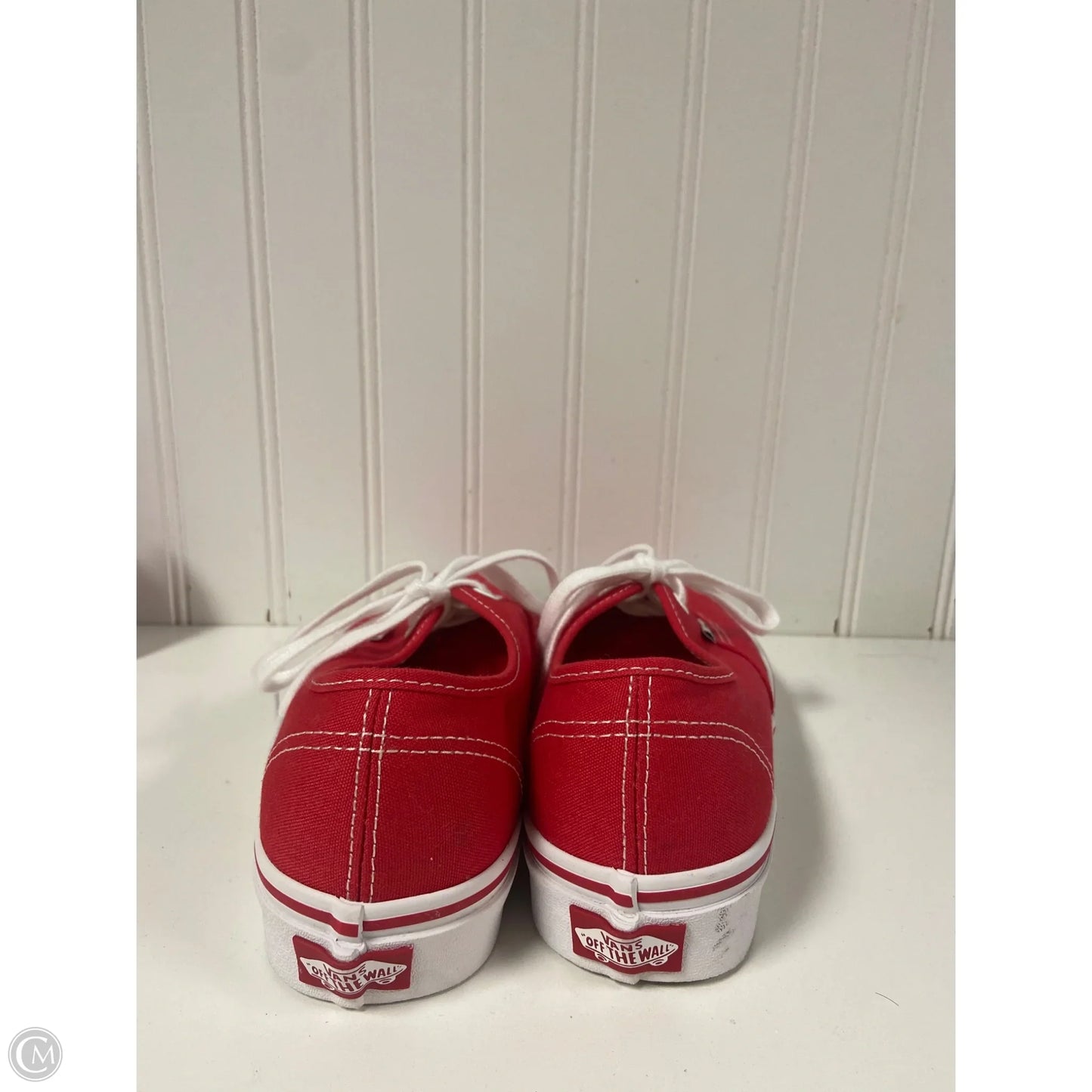 Shoes Sneakers By Vans In Red, Size: 7
