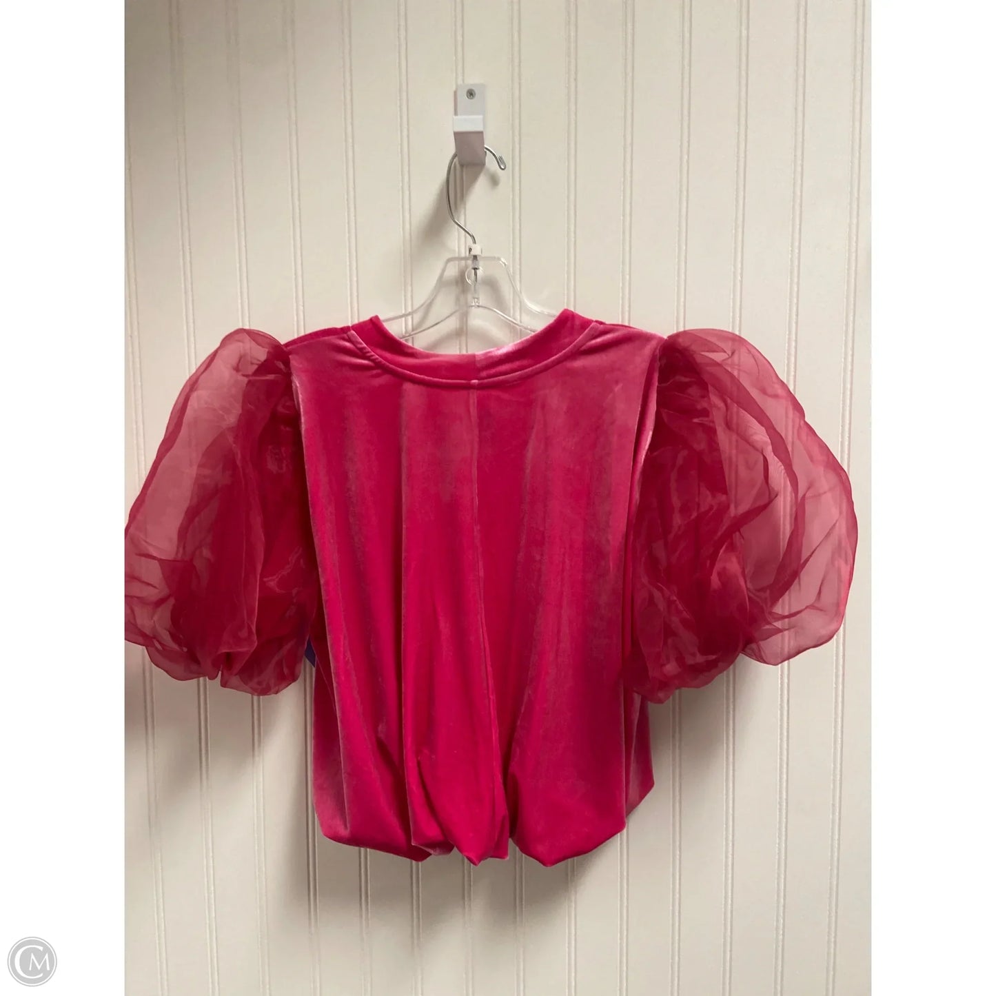 Top Short Sleeve By Maeve In Pink, Size: M