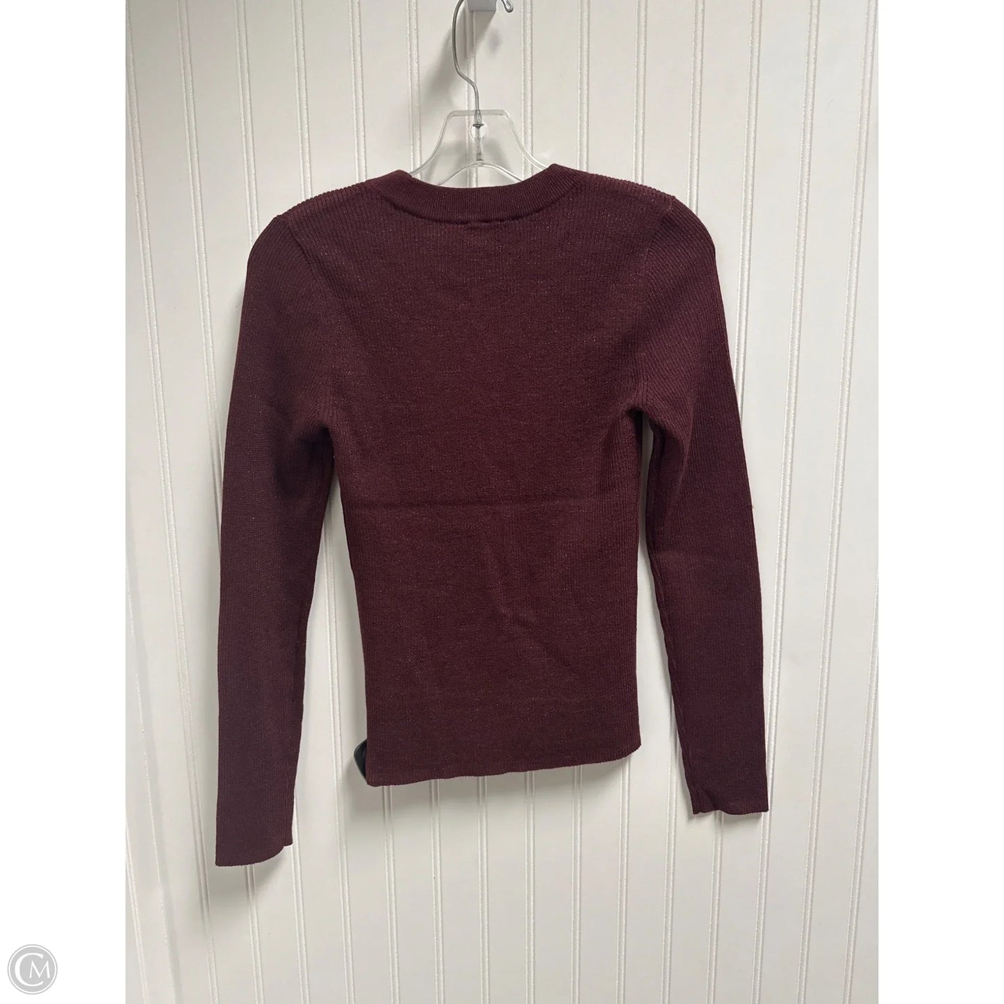 Sweater Cardigan By Michael By Michael Kors In Purple, Size: M