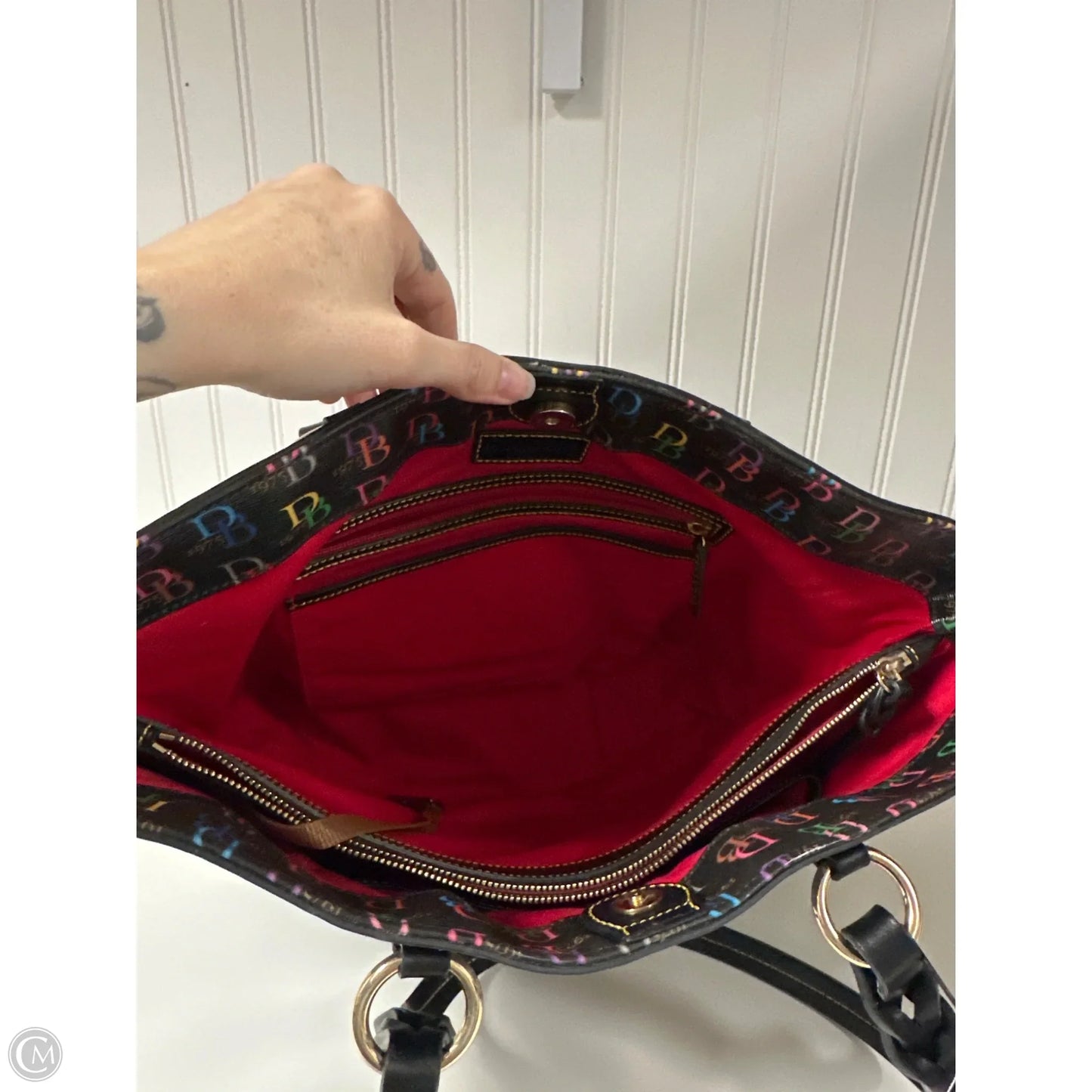 Handbag Designer By Dooney And Bourke, Size: Large