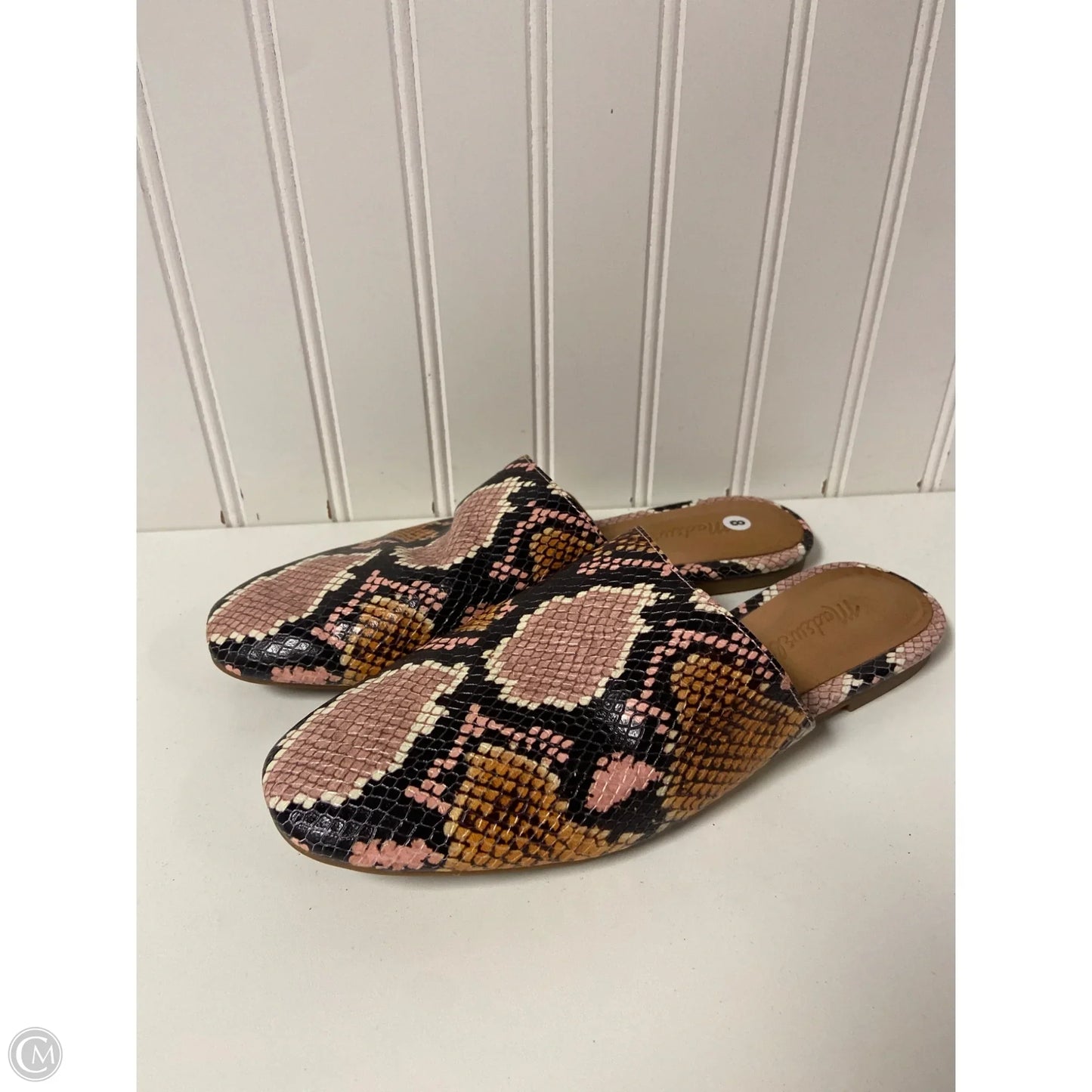 Shoes Flats By Madewell In Snakeskin Print, Size: 8