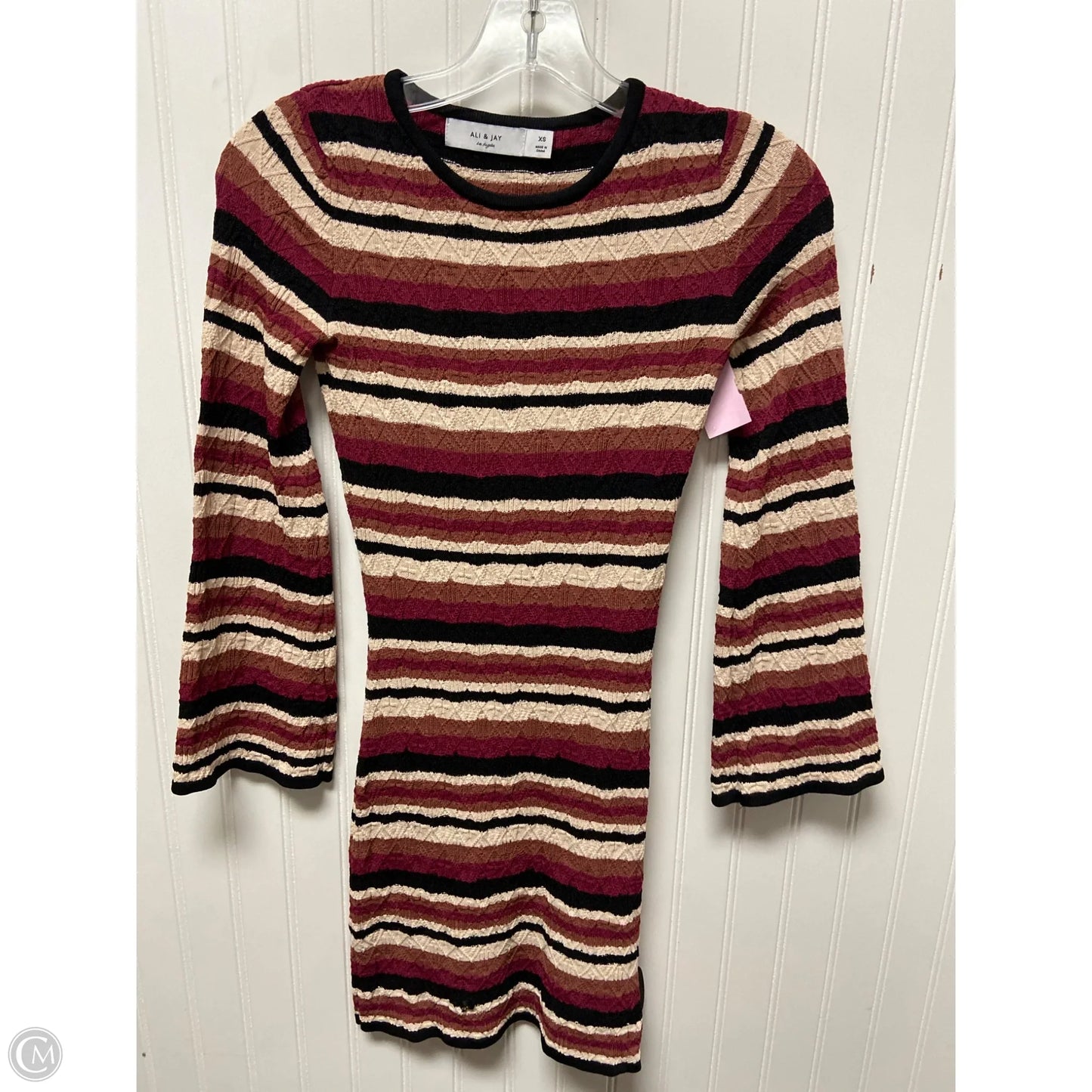 Dress Sweater By Ali And Jay In Striped Pattern, Size: Xs