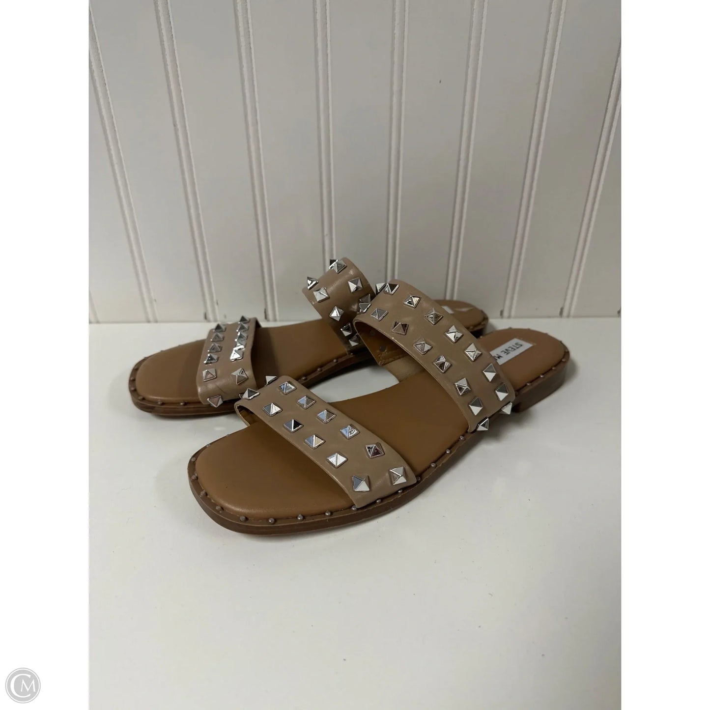Sandals Flats By Steve Madden In Beige, Size: 9