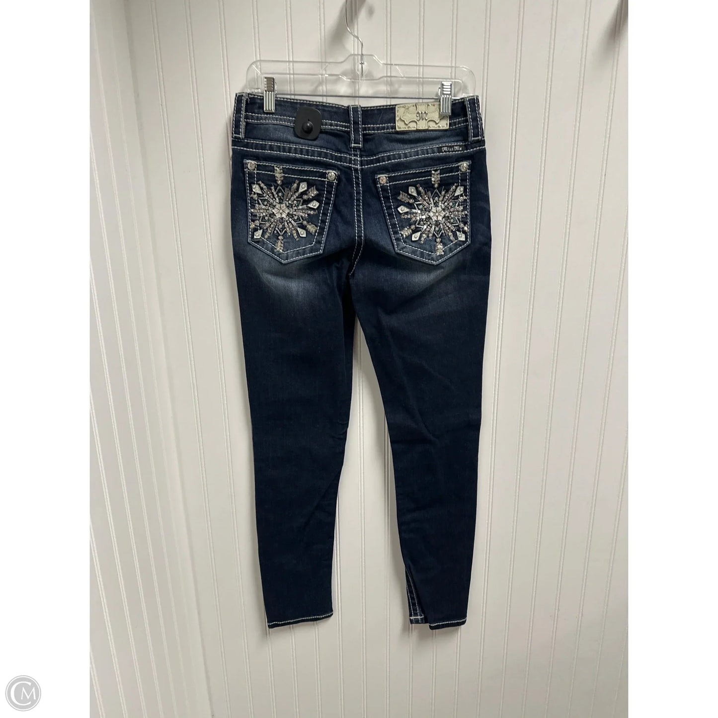 Jeans Straight By Miss Me In Blue Denim, Size: 6