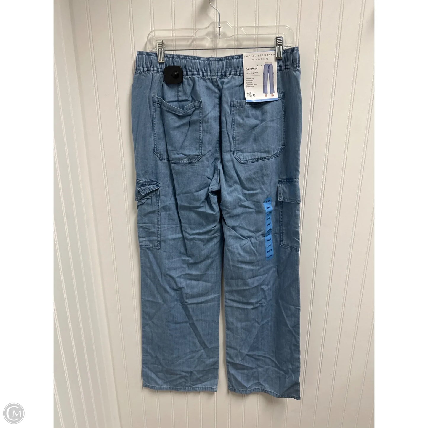 Pants Cargo & Utility By Social Standard By Sanctuary In Blue Denim, Size: 12