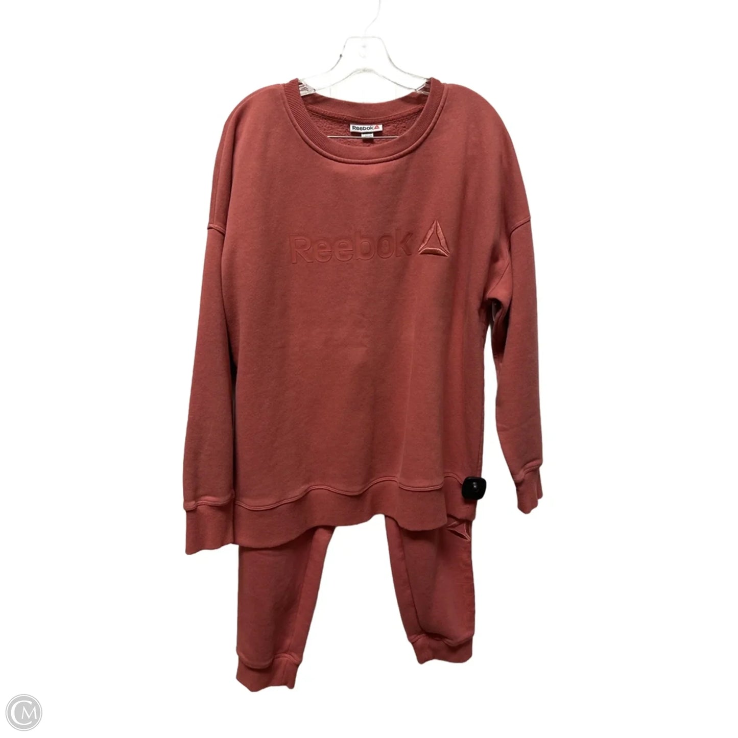 Lounge Set Pants By Reebok In Pink, Size: Xl