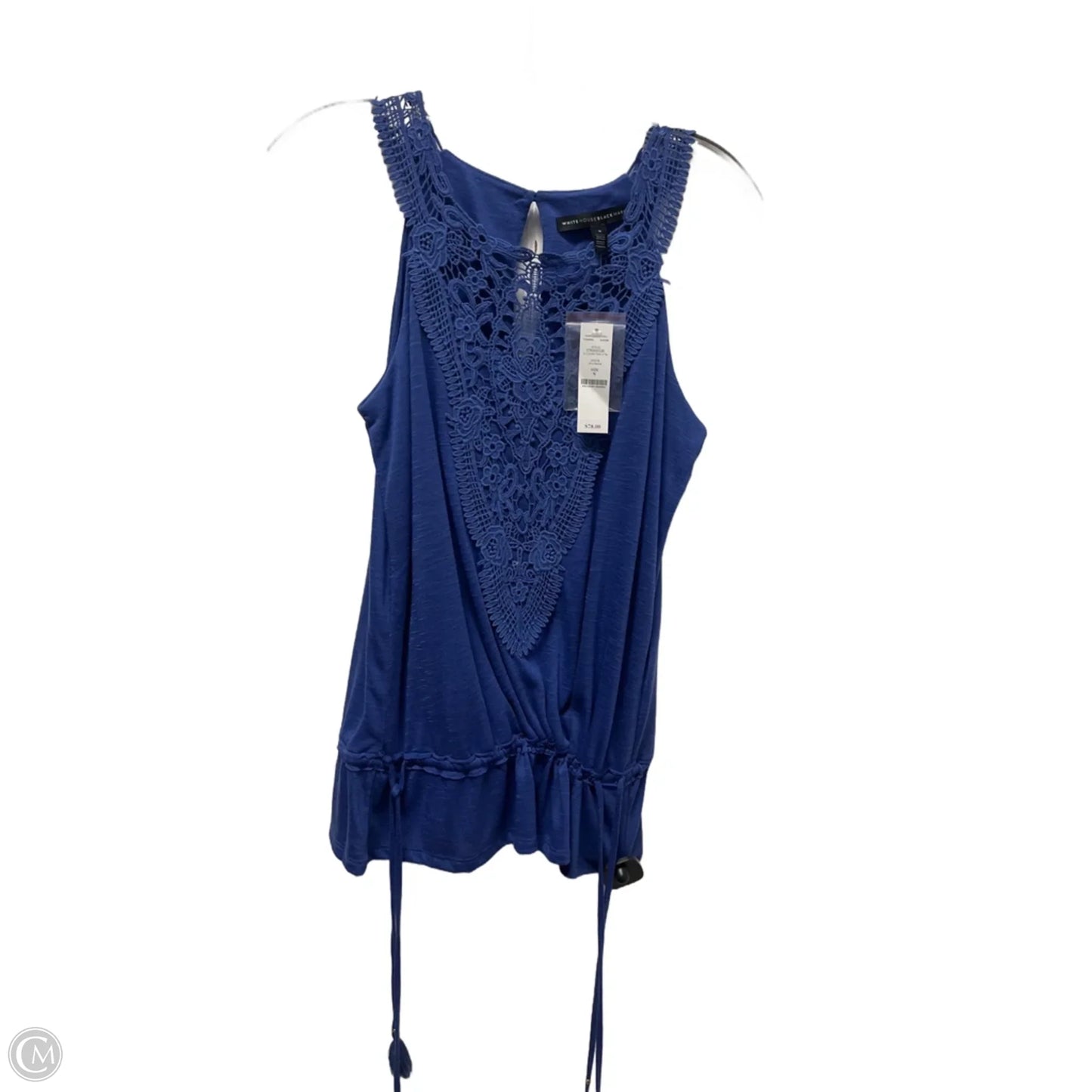 Top Sleeveless By White House Black Market In Blue, Size: S
