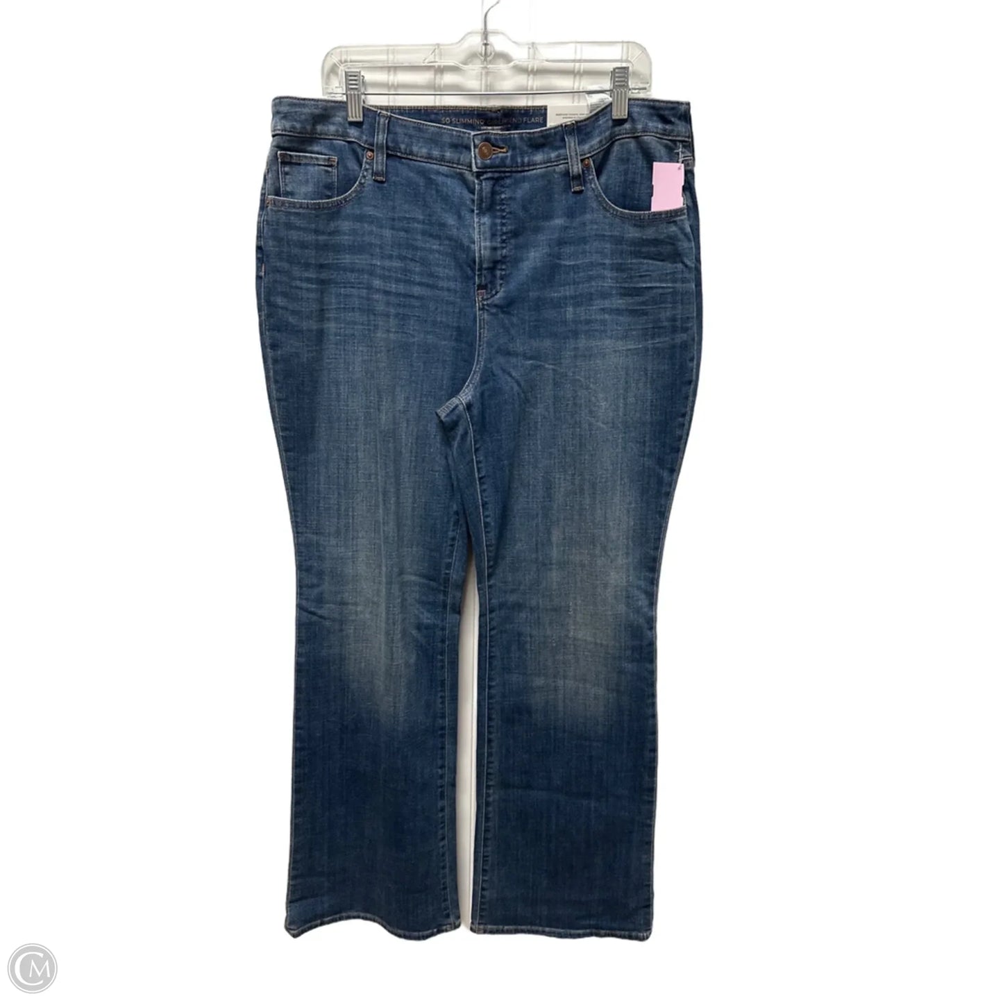 Jeans Boot Cut By Chicos In Blue Denim, Size: 14