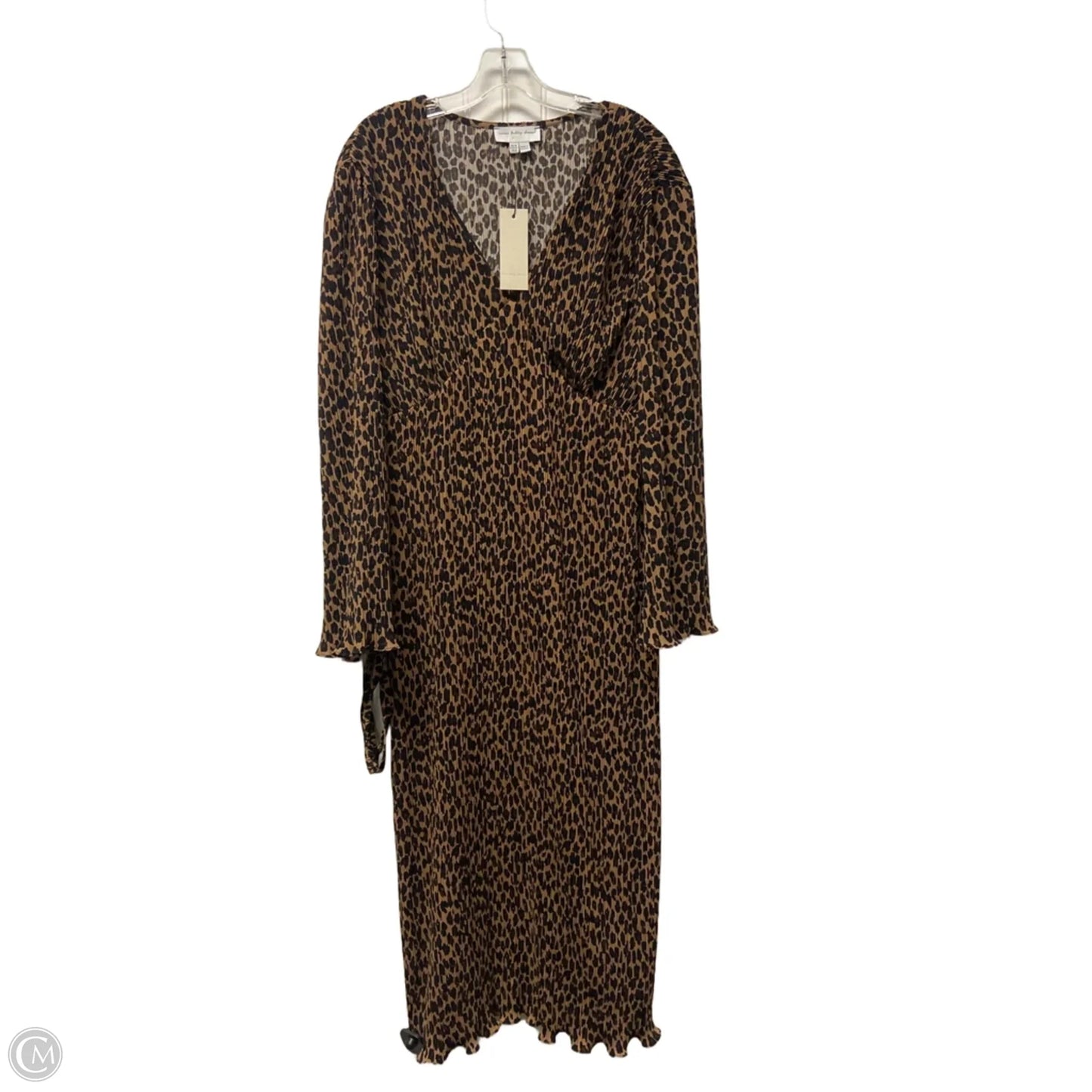 Dress Casual Maxi By Clothes Mentor In Animal Print, Size: L