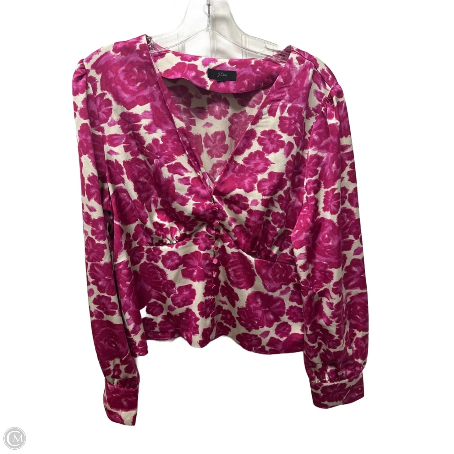 Top Long Sleeve By J. Crew In Purple, Size: Xl