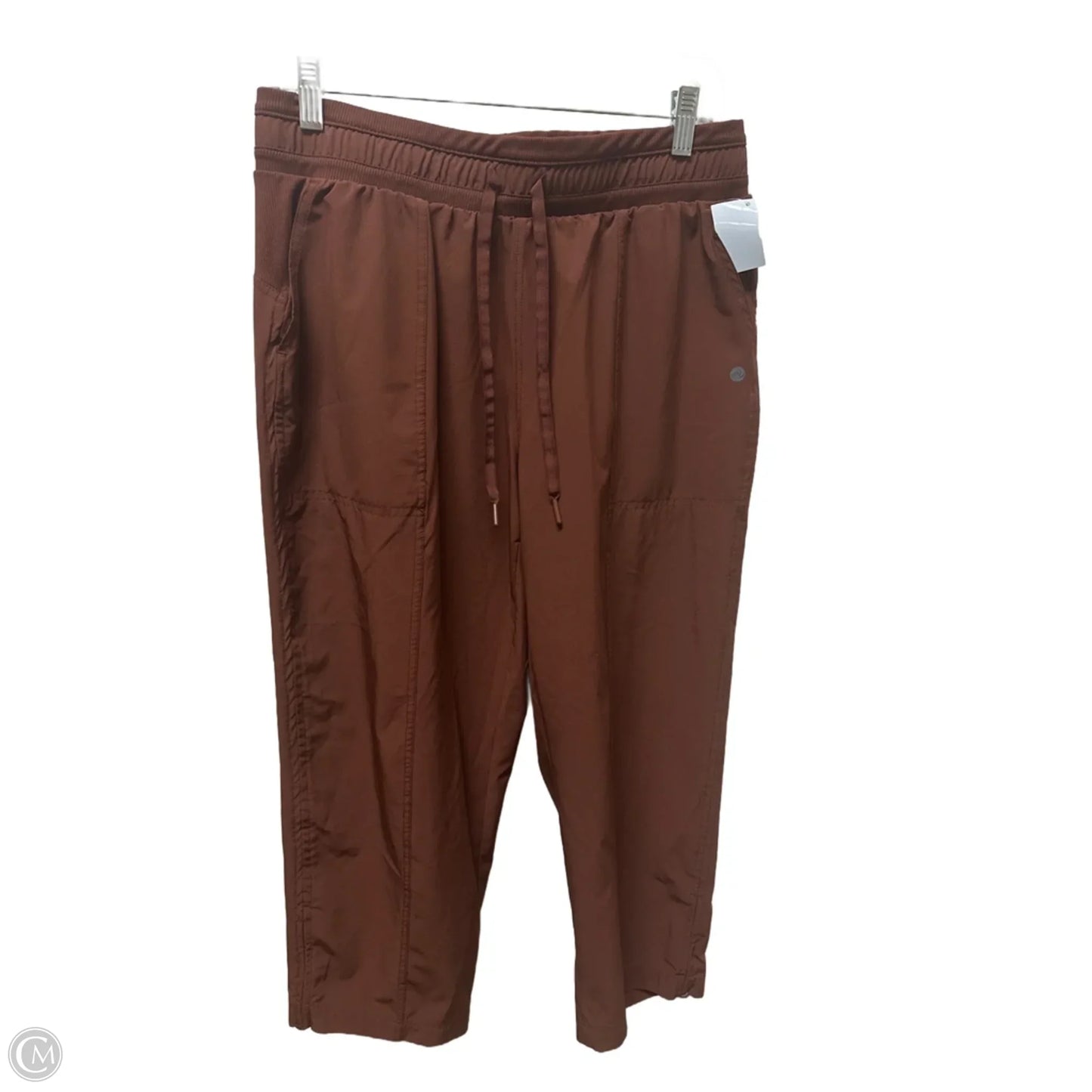 Athletic Capris By Apana In Brown, Size: M