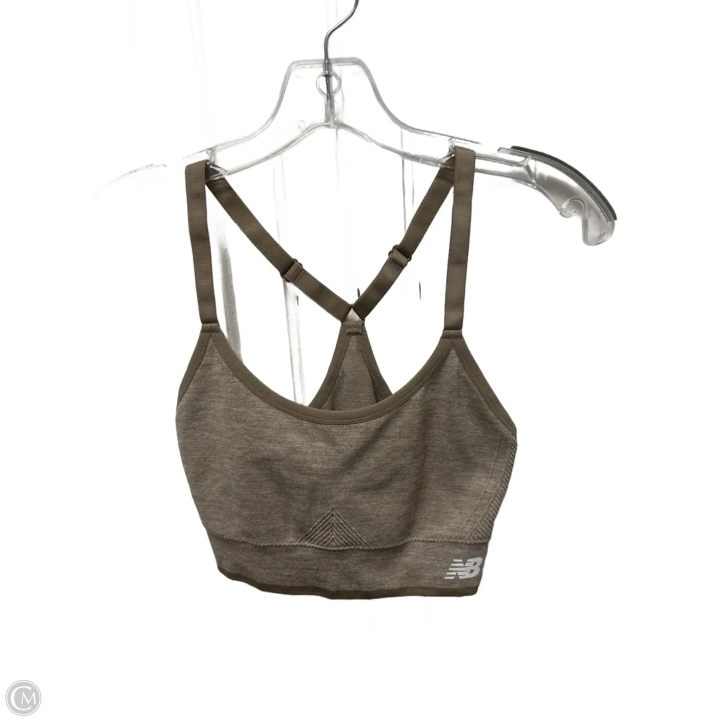 Athletic Bra By New Balance In Taupe, Size: M