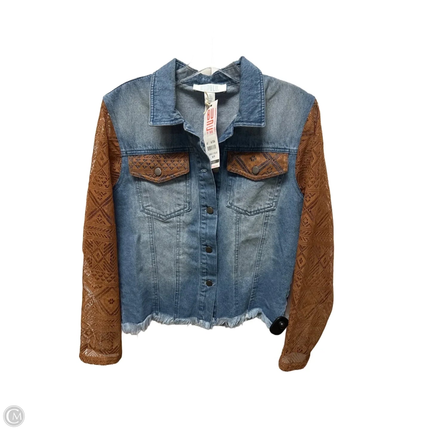 Jacket Denim By Clothes Mentor In Blue Denim, Size: S