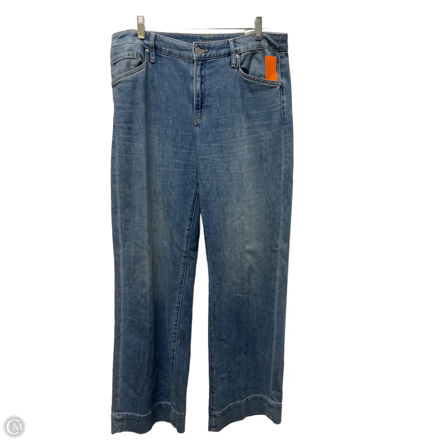 Jeans Wide Leg By Chicos In Blue Denim, Size: 12