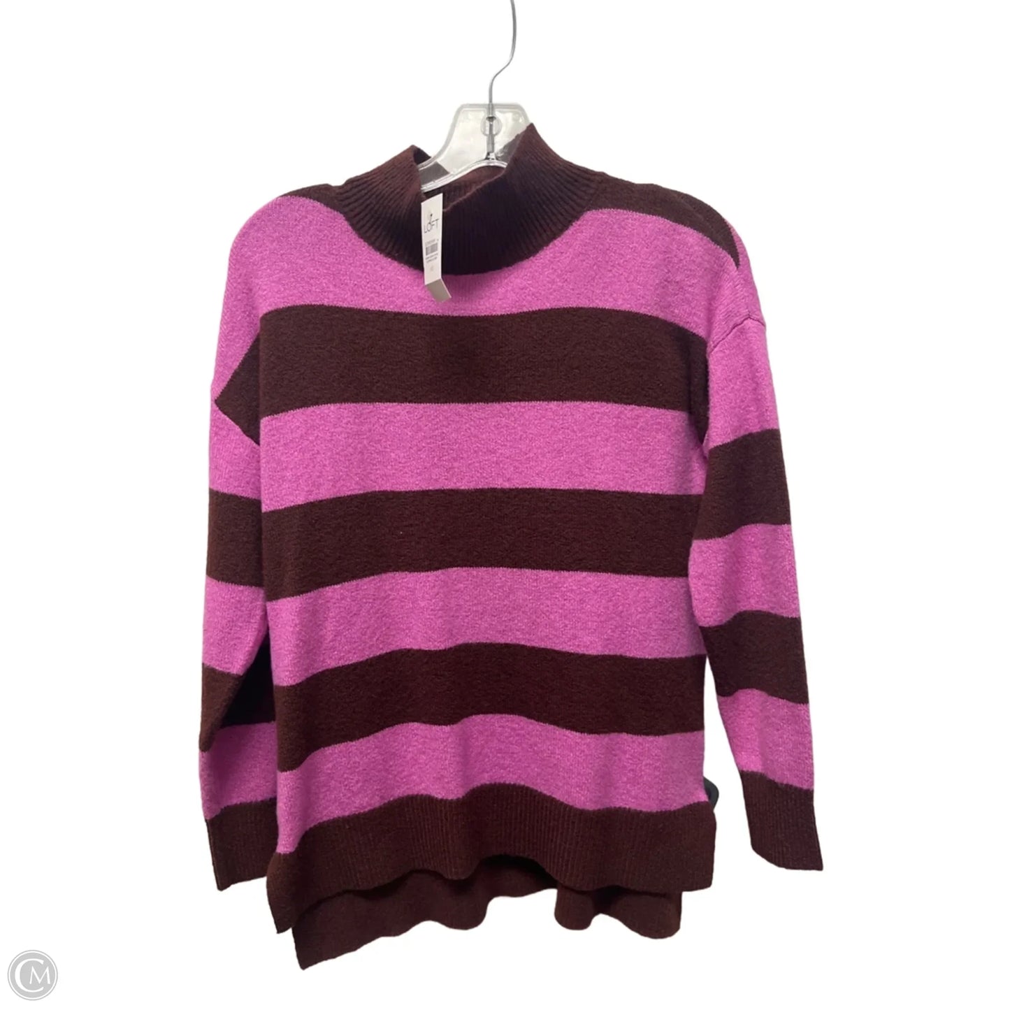 Sweater By Loft In Purple, Size: Xs
