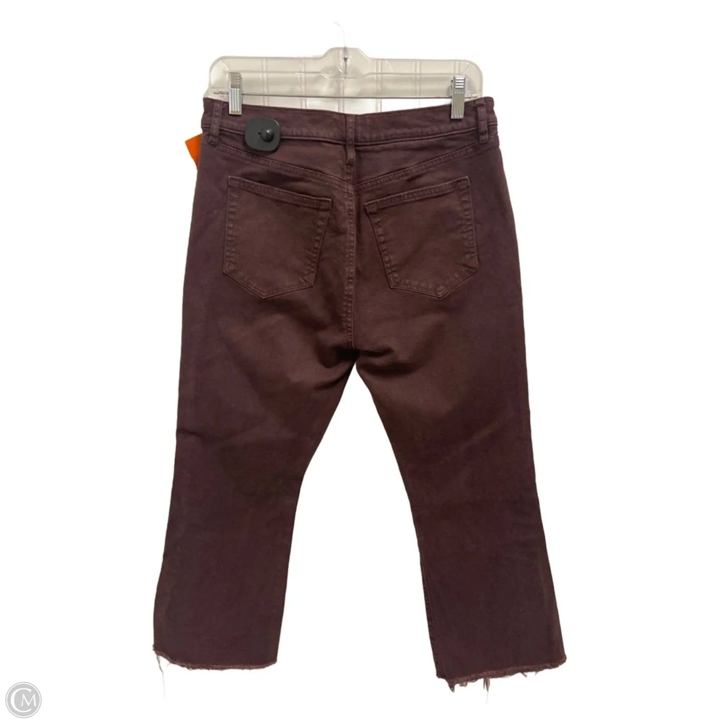 Jeans Cropped By Loft In Purple, Size: 8