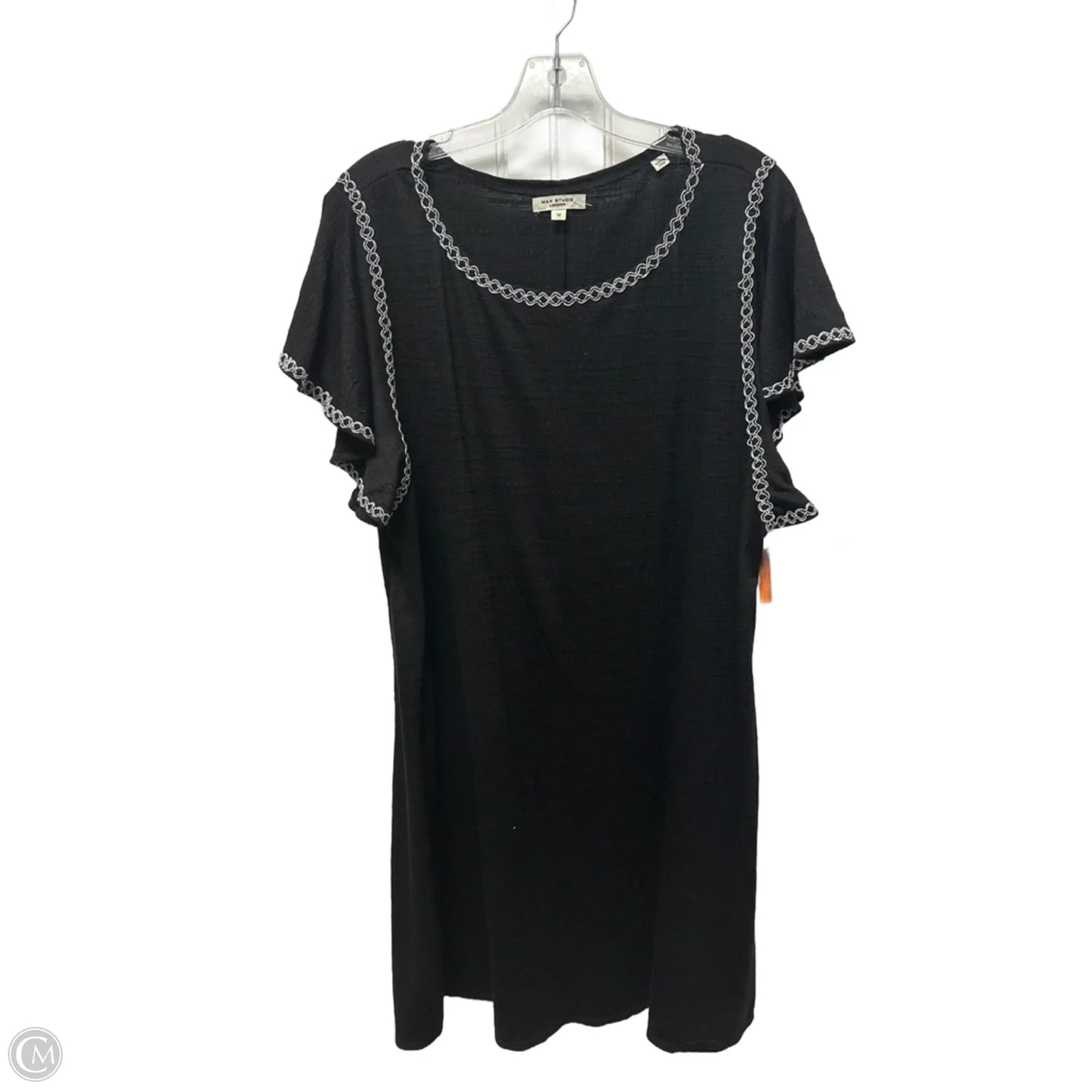 Dress Casual Short By Max Studio In Black, Size: 1x